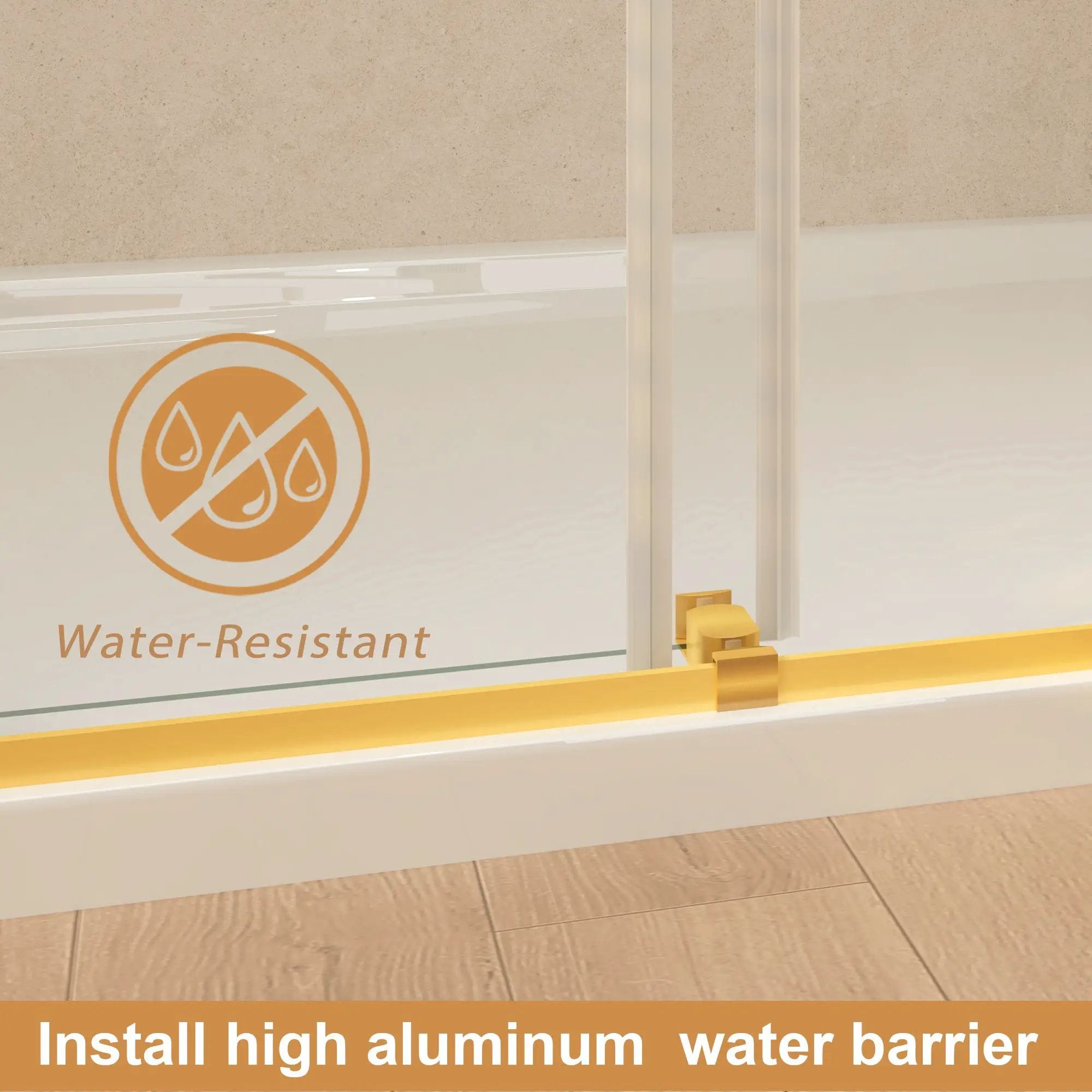 Frameless Sliding Glass Shower Doors by HouseOfZazla