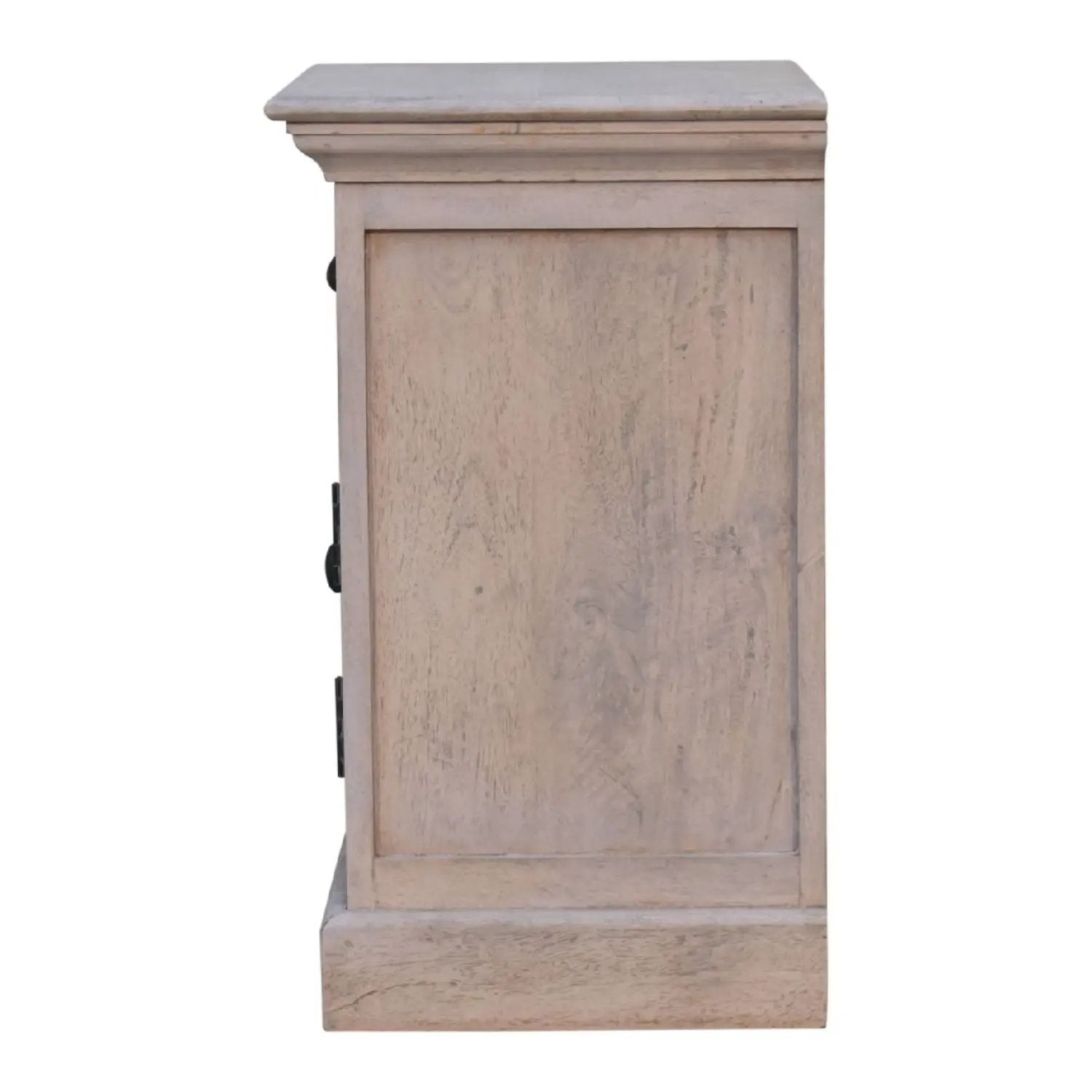 Glazed Bedside Table - Stone White by HouseOfZazla