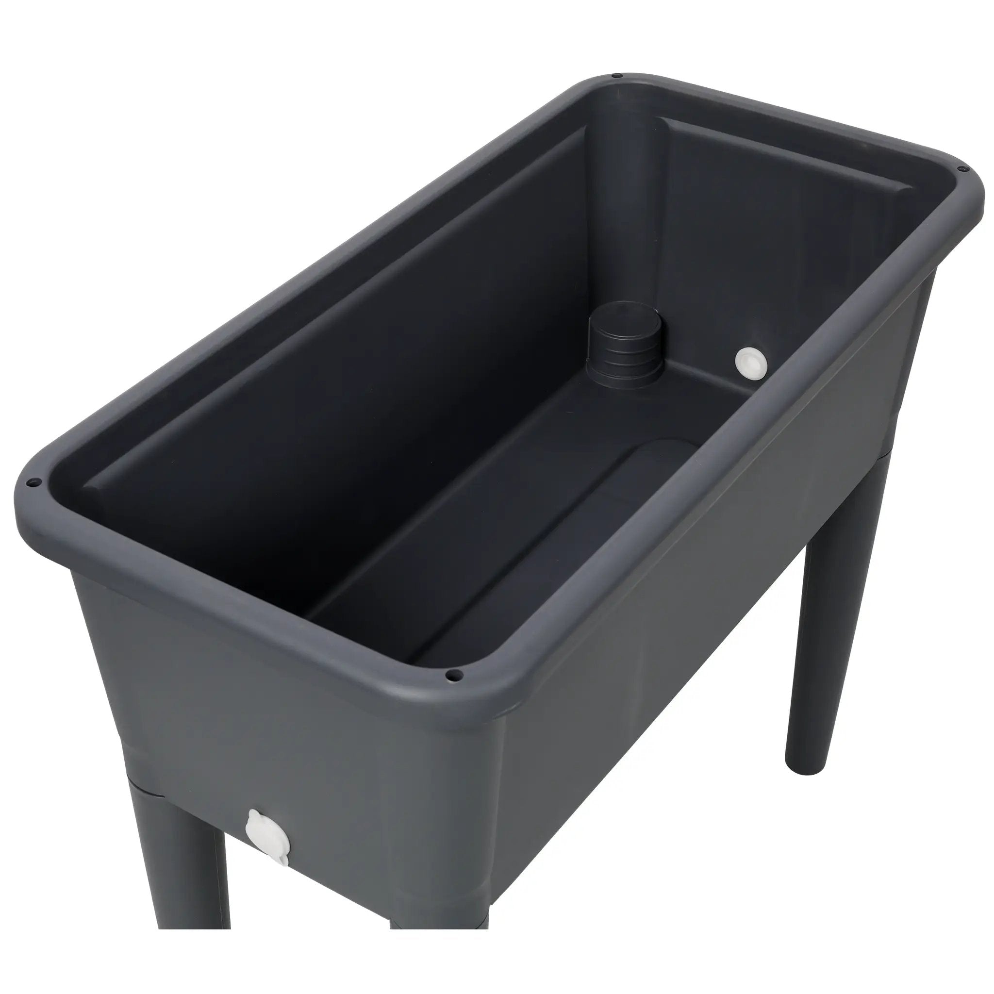 Raised Garden Bed with Ventilated Transparent Greenhouse Lid by HouseOfZazla
