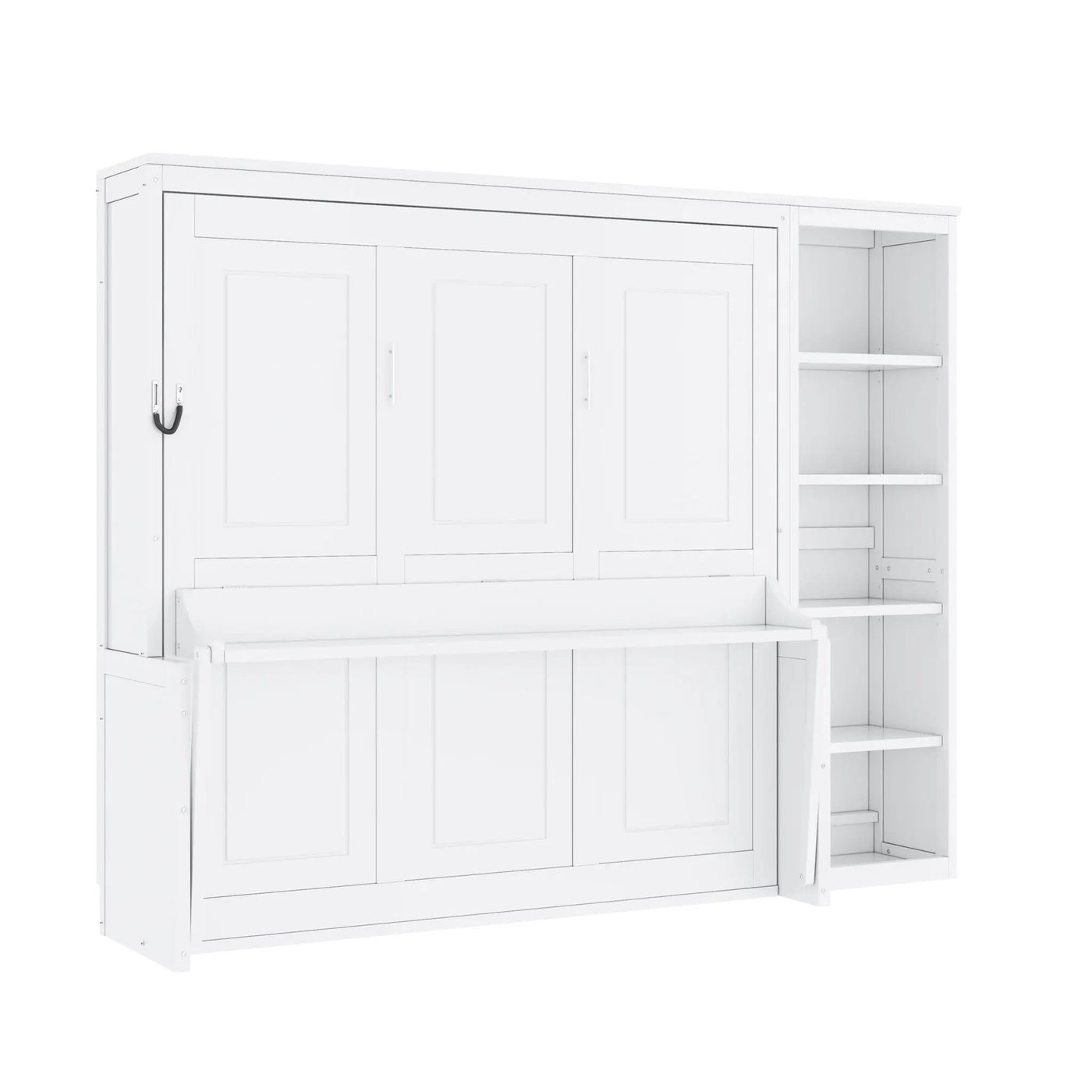 Sturdy Murphy Bed With Desk And Bookshelf by HouseOfZazla