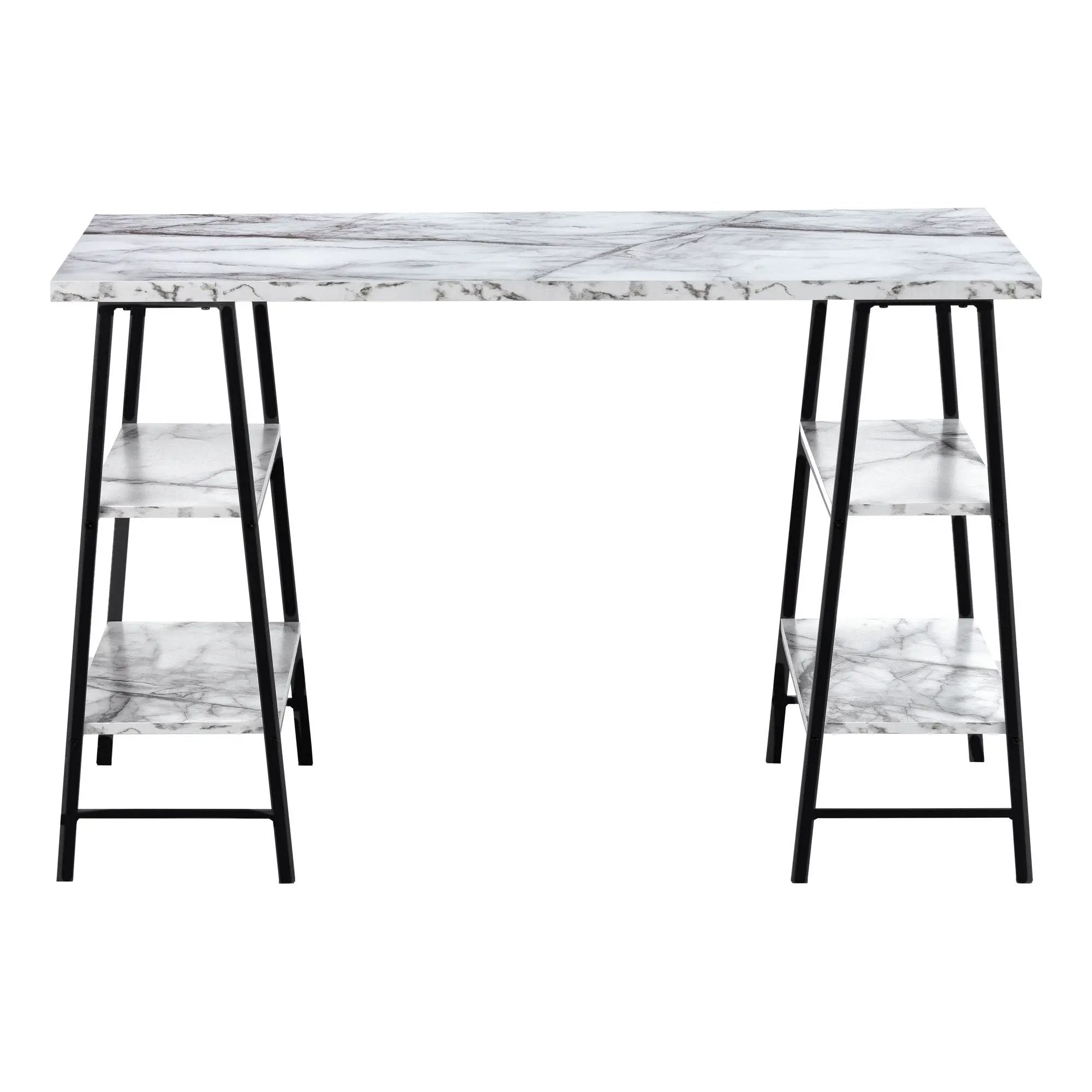 Computer Desk For Home Office, Laptop, Storage Shelves, Contemporary & Modern by Unique Piece Furniture