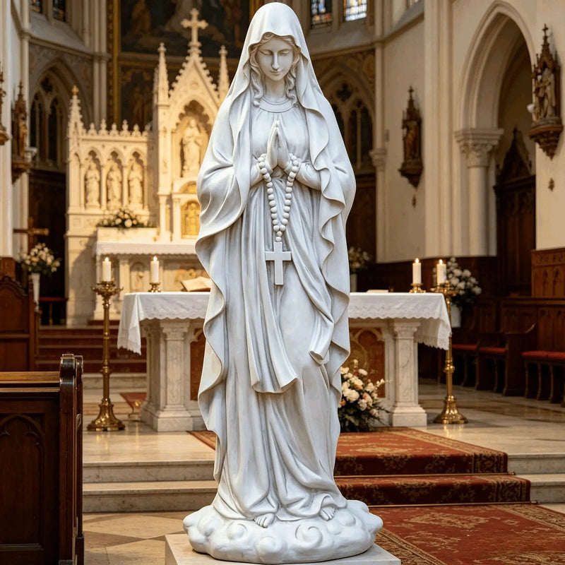 31.5" Large Madonna Prayer Statue by HouseOfZazla