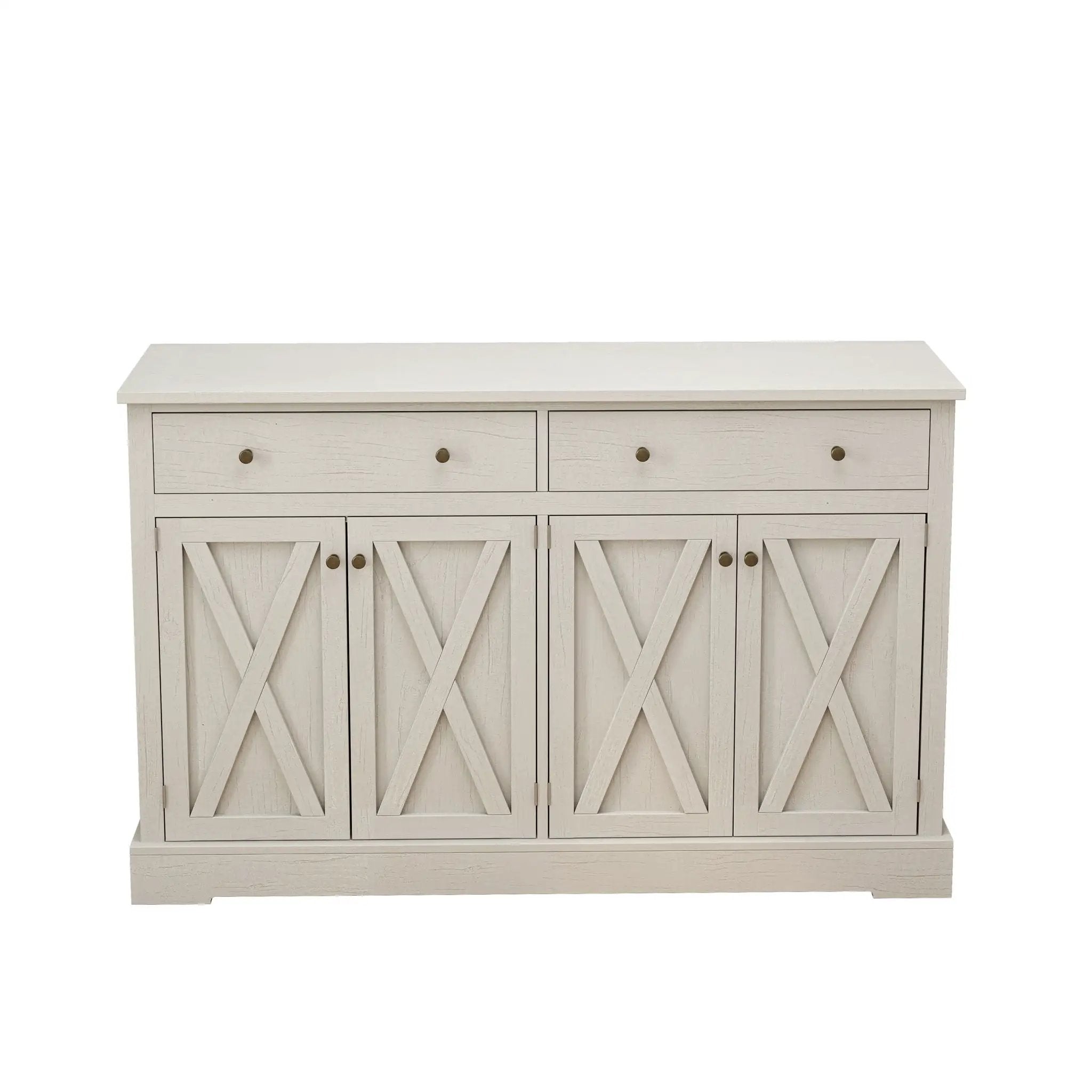 Vintage Sideboard With 2 Drawers And Four Doors For Living Room by HouseOfZazla
