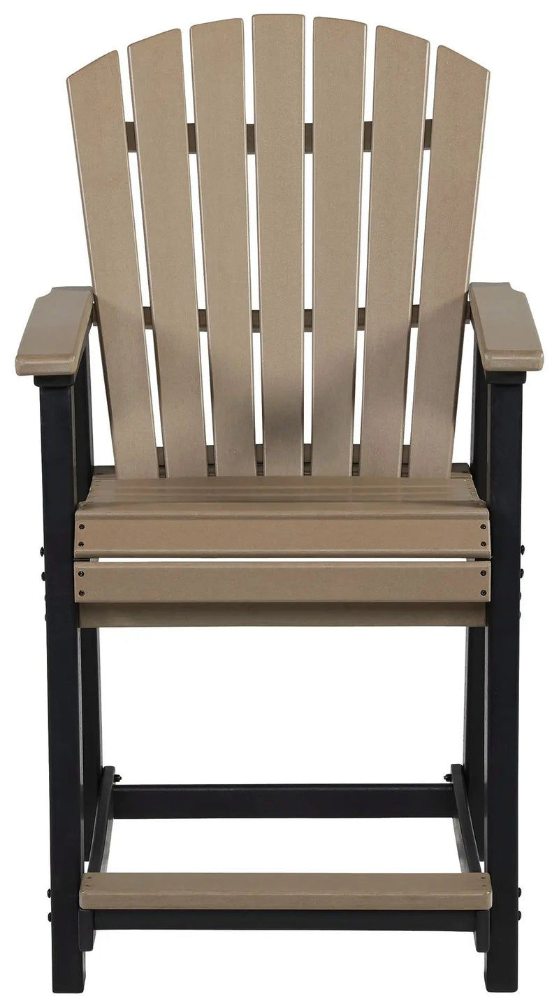 Fairen Trail - Barstool (Set of 2) - Black / Driftwood by Unique Piece Furniture