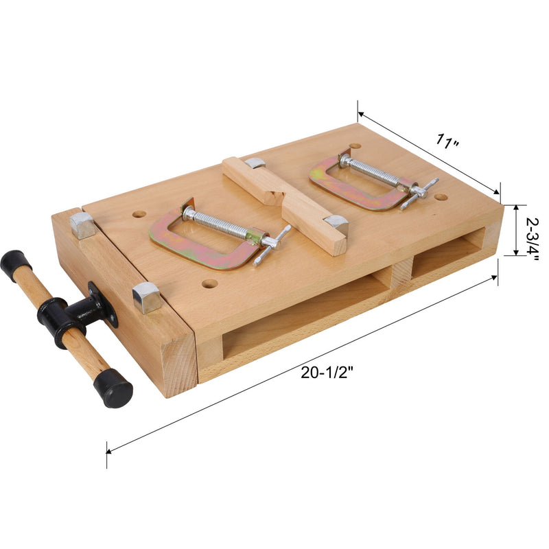 Portable Hardwood Workbench with Quick Release Handle - Natural, photo 7 of 17