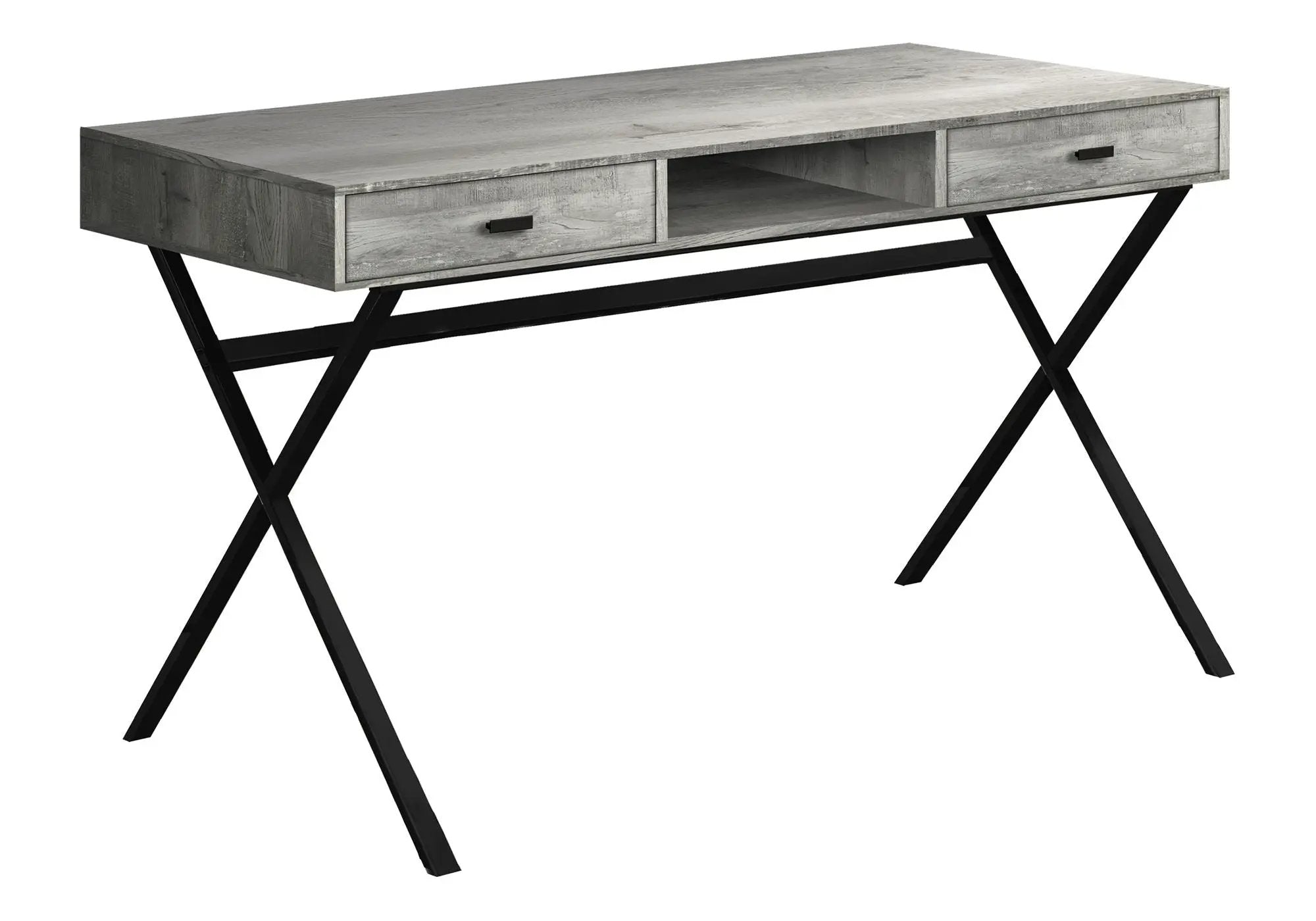 Computer Desk For Home Office, Laptop, Storage Drawers, Glossy Contemporary & Modern by Unique Piece Furniture
