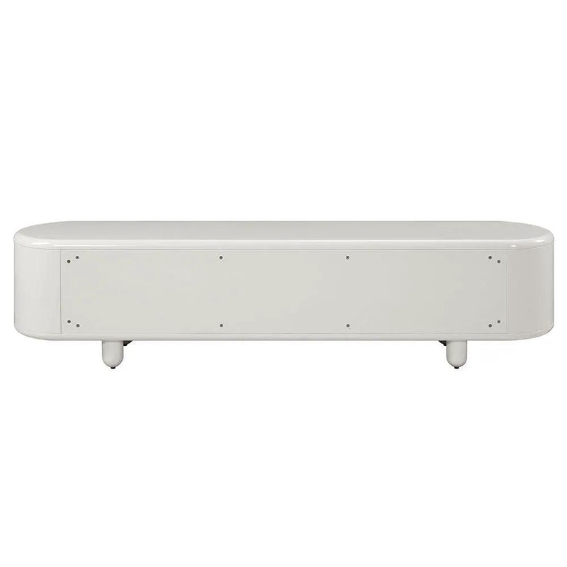 Keely - TV Stand - White High Gloss by Unique Piece Furniture