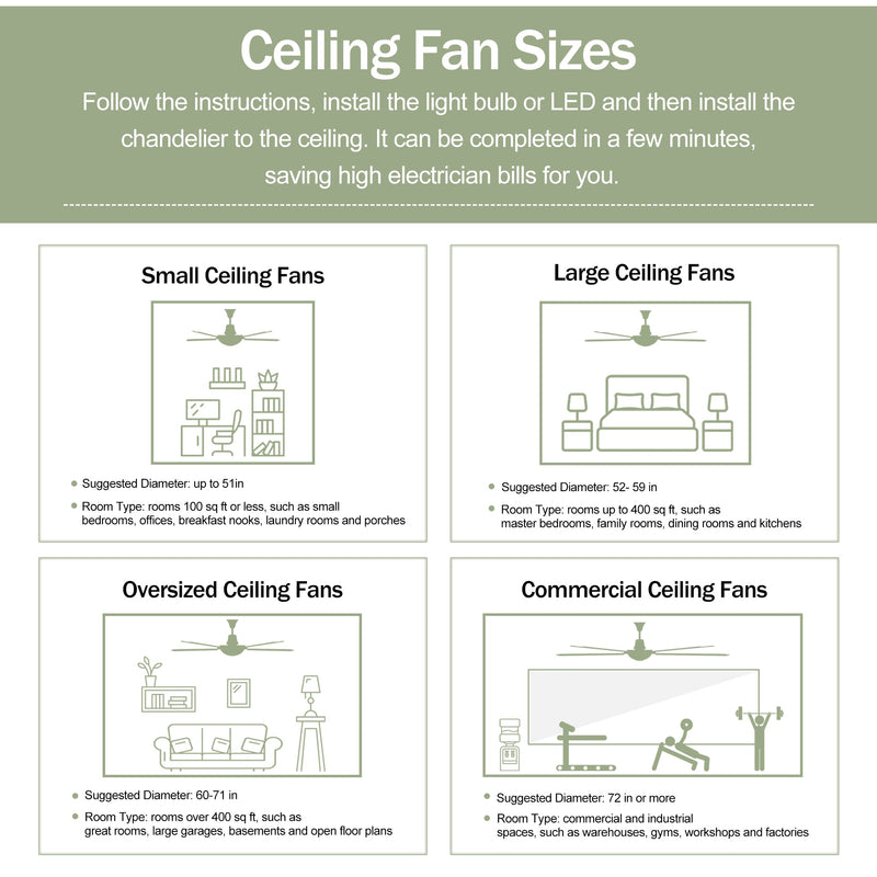 52" Solid Wood Blades Ceiling Fan with Light and Remote Control by HouseOfZazla