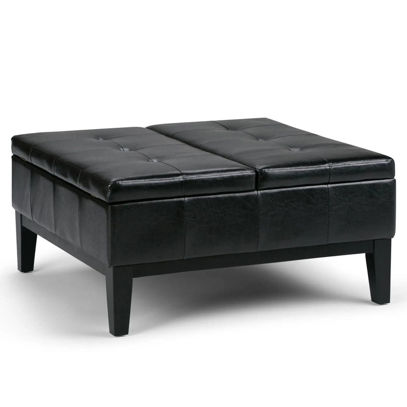 Dover - Multifunctional Lift Top Coffee Table Storage Ottoman by Unique Piece Furniture