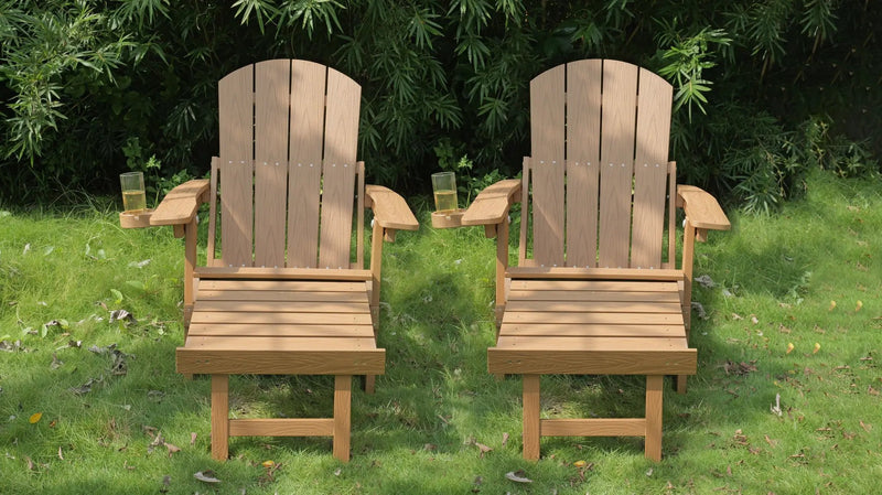 2-Piece All-Season Outdoor Lounge Chairs For Patio Leisure & Garden Relaxation Moments by HouseOfZazla