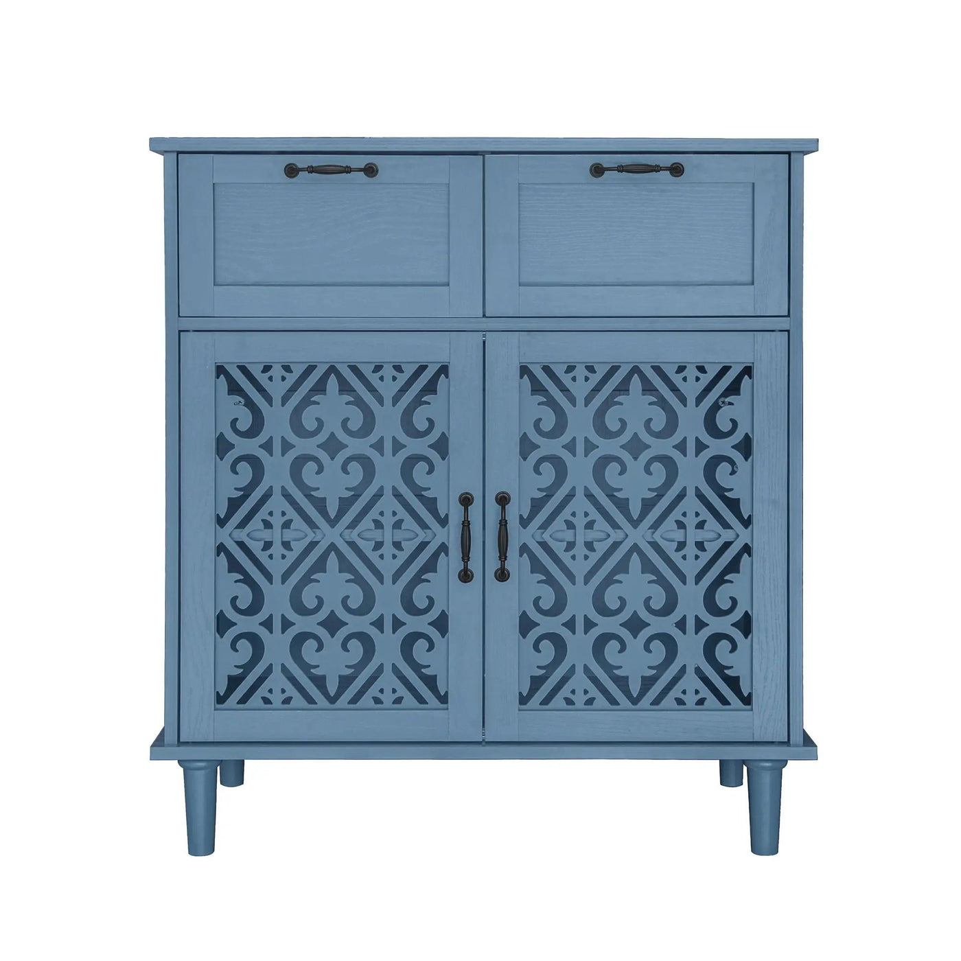 2 Door 2 Drawer Elegant Cabinet by Unique Piece Furniture
