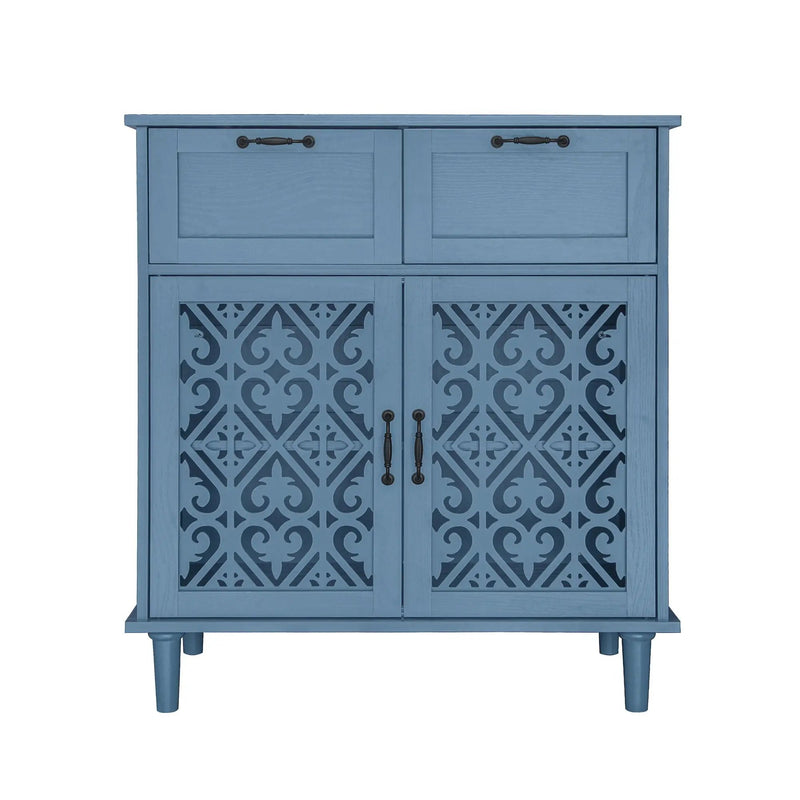 2 Door 2 Drawer Elegant Cabinet by HouseOfZazla