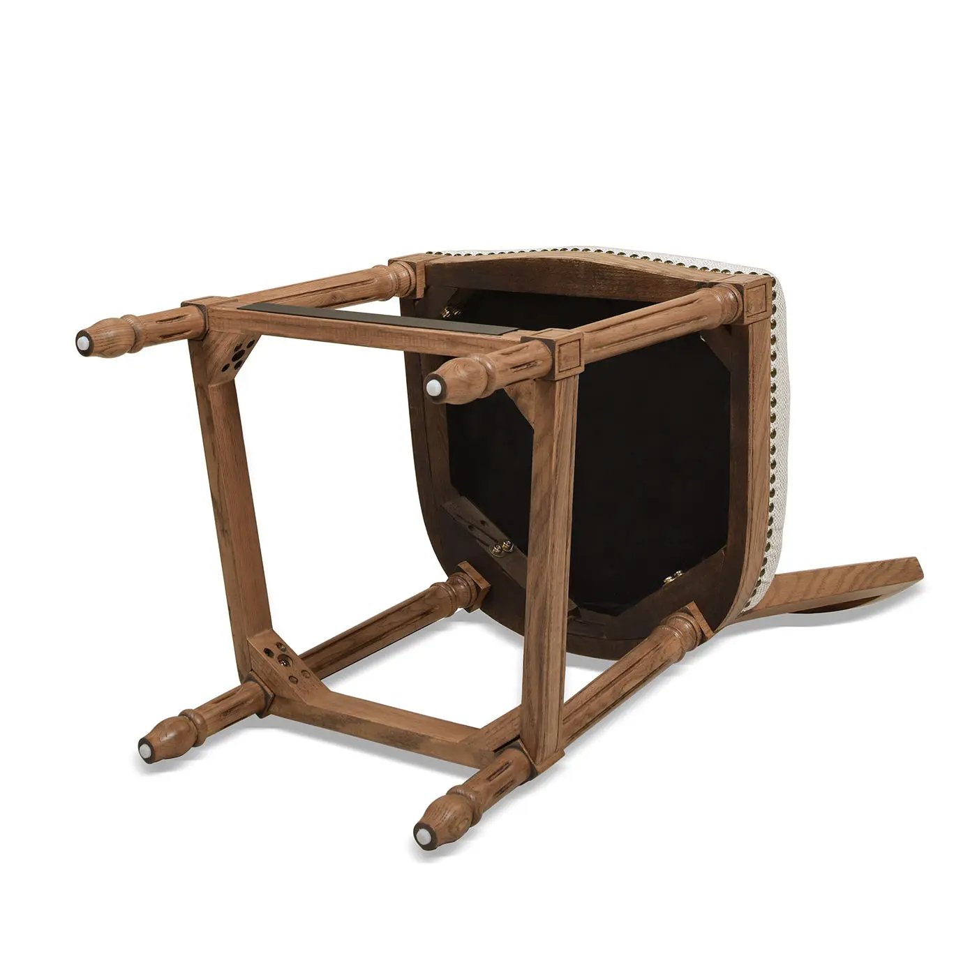 Triomphe - Rattan Wicker High Back Armless Counter Bar Stool by HouseOfZazla