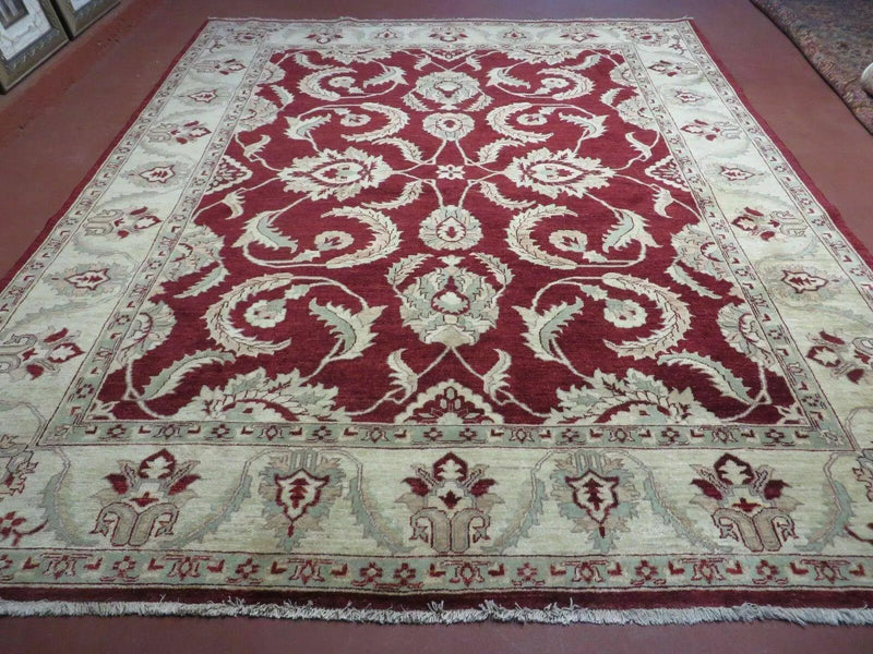 8' X 10' Vintage Fine Handmade Peshawar Agra Chobi Rug by Jewel Rugs