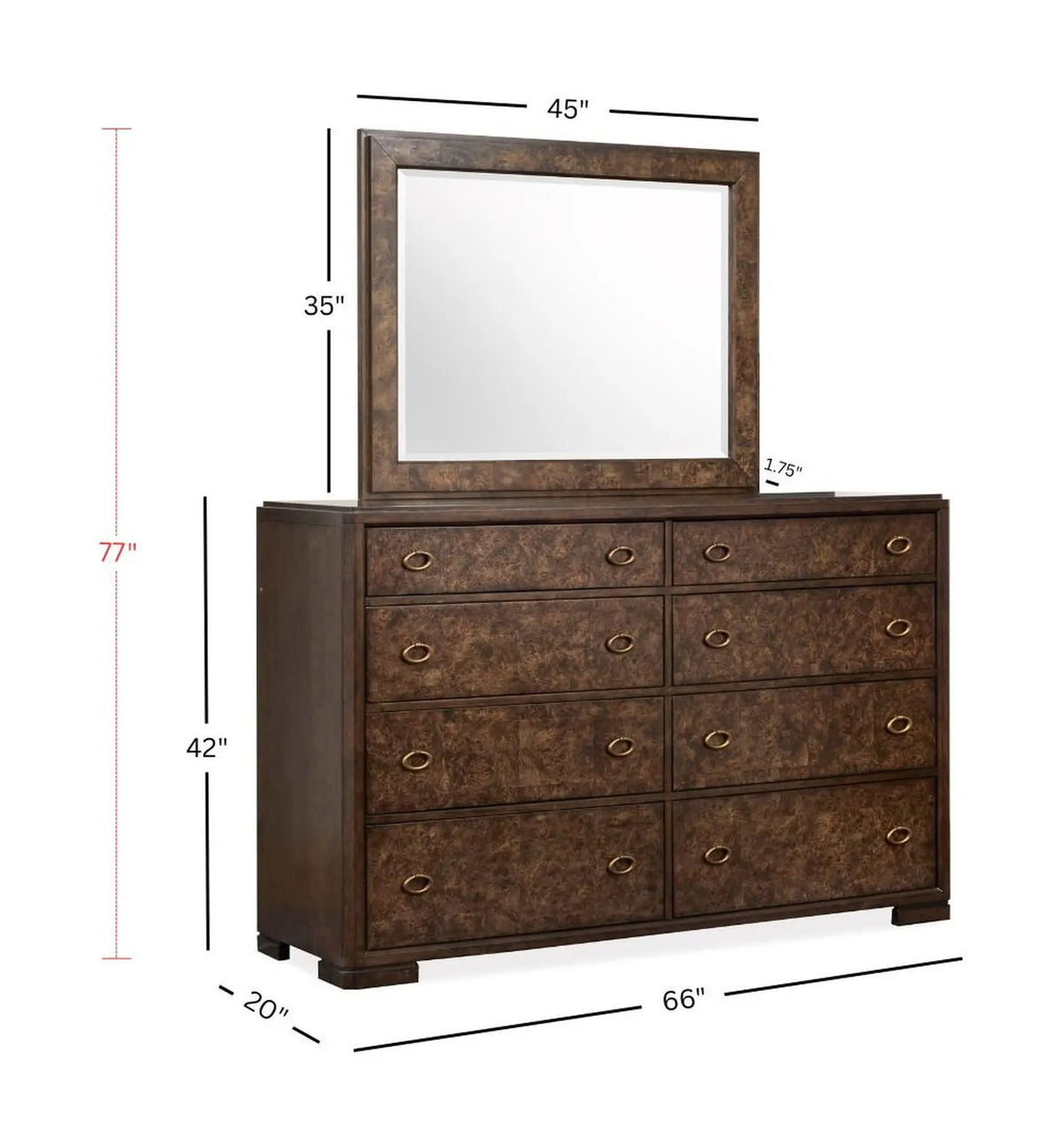 Rowan - Drawer Dresser, photo 8 of 14