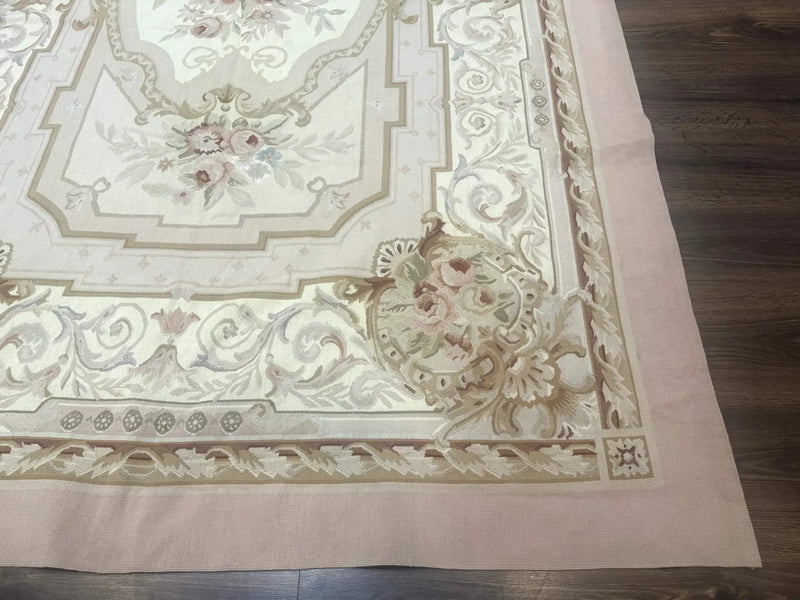 Aubusson Rug 6x9, Elegant, Flatweave, French European Design by Jewel Rugs