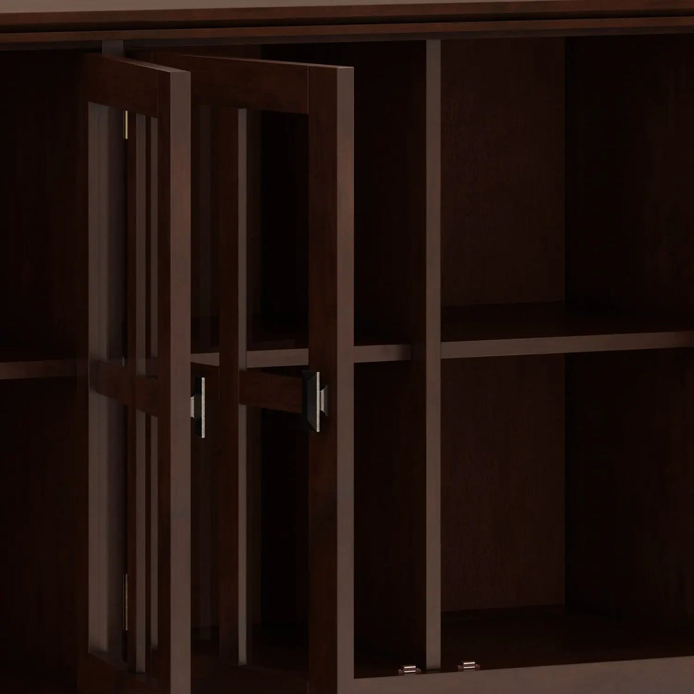 Artisan - Handcrafted Wide 4 Door Storage Cabinet by HouseOfZazla