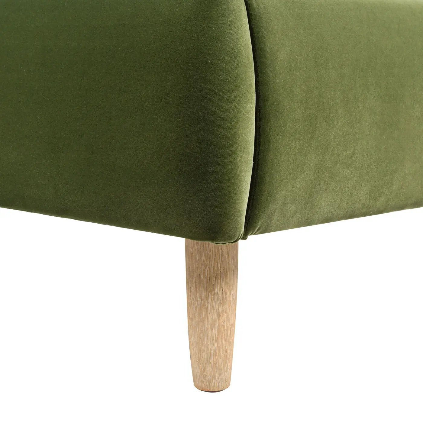Roman - Curved Headboard Upholstered Platform Bed by HouseOfZazla