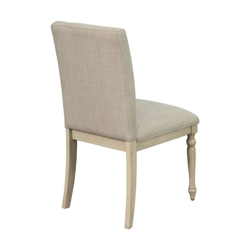 Fiona - Upholstered Dining Chair With Turned Legs (Set of 2) - Light Gray by Unique Piece Furniture