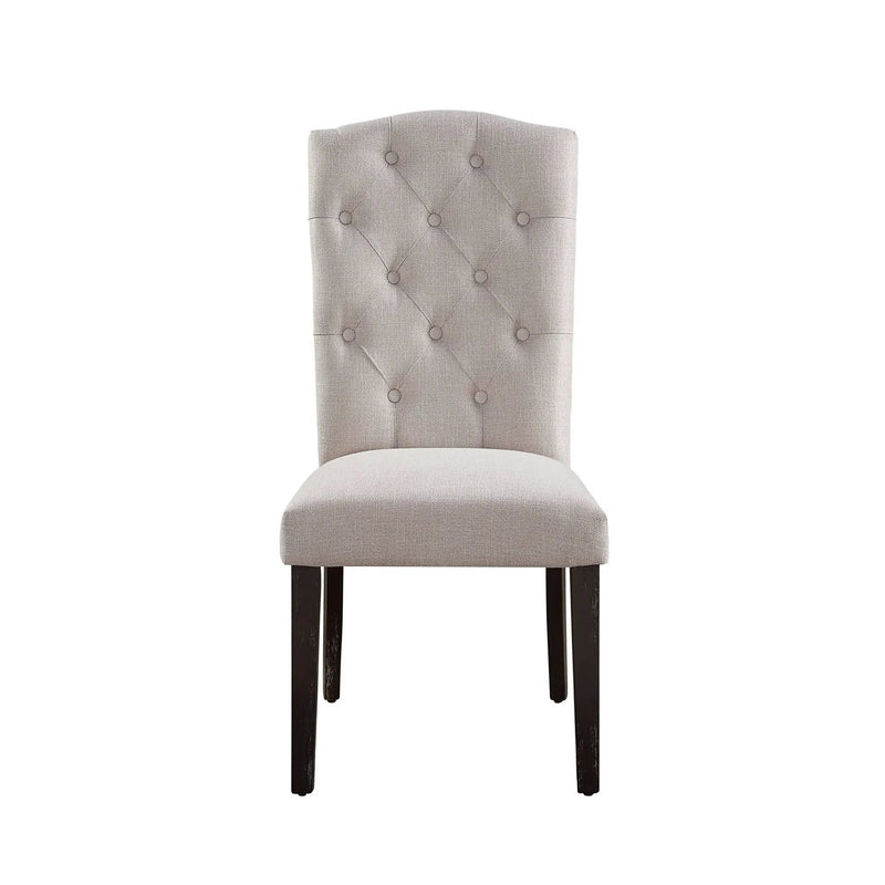Gerardo - Linen Weathered Dining Chair (Set of 2) - Beige by Unique Piece Furniture