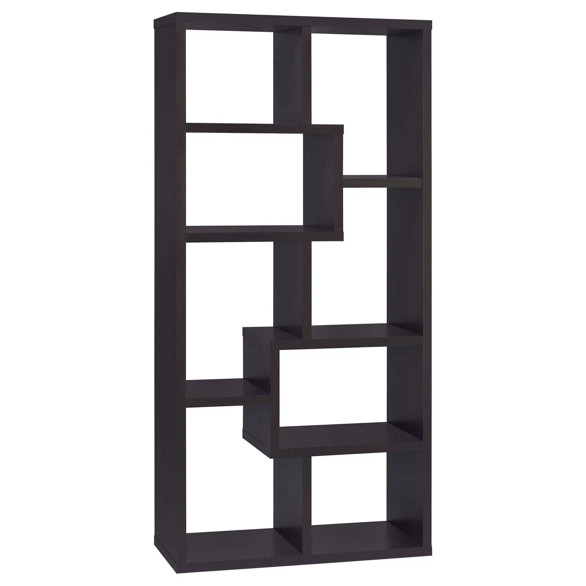Theo 71-inch 6-shelf Bookshelf Cappuccino by Unique Piece Furniture