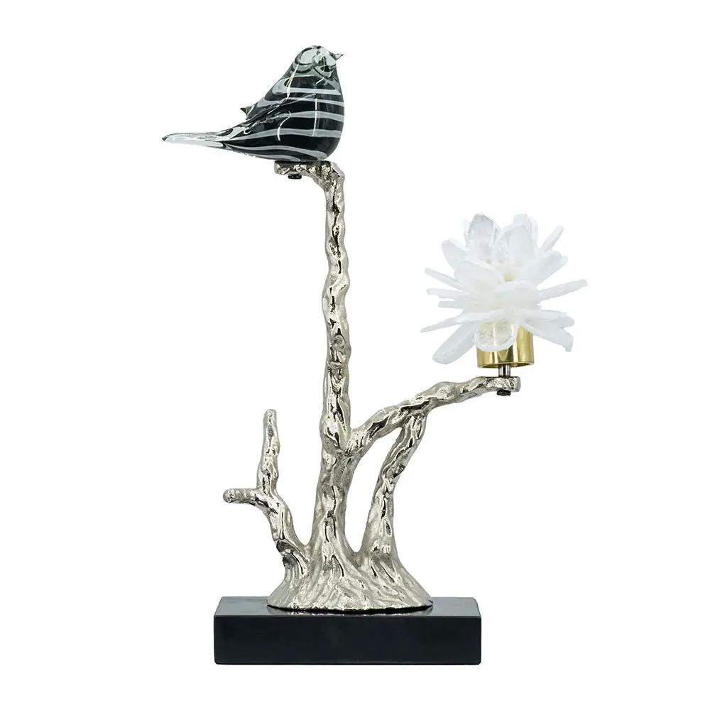 Aluminum Candle Holder With Marble Stand by HouseOfZazla