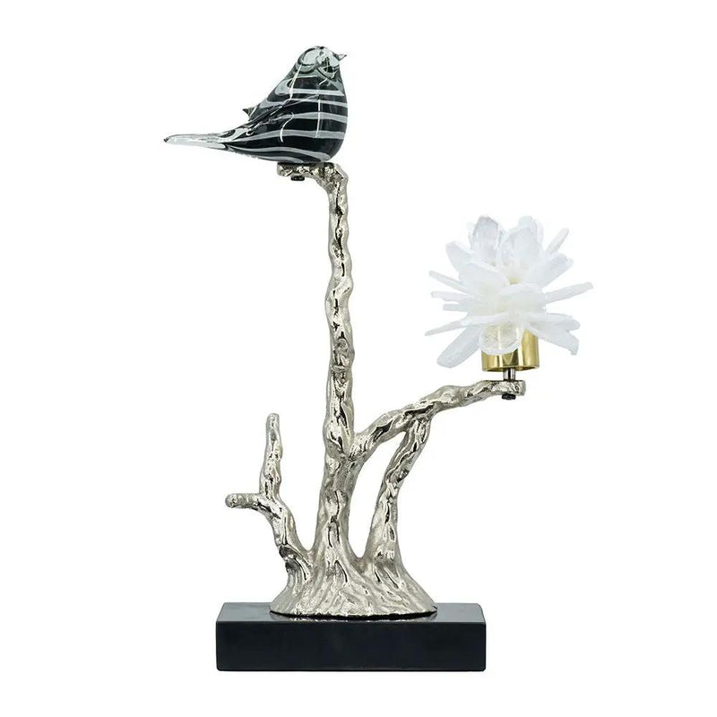 Aluminum Candle Holder With Marble Stand by HouseOfZazla