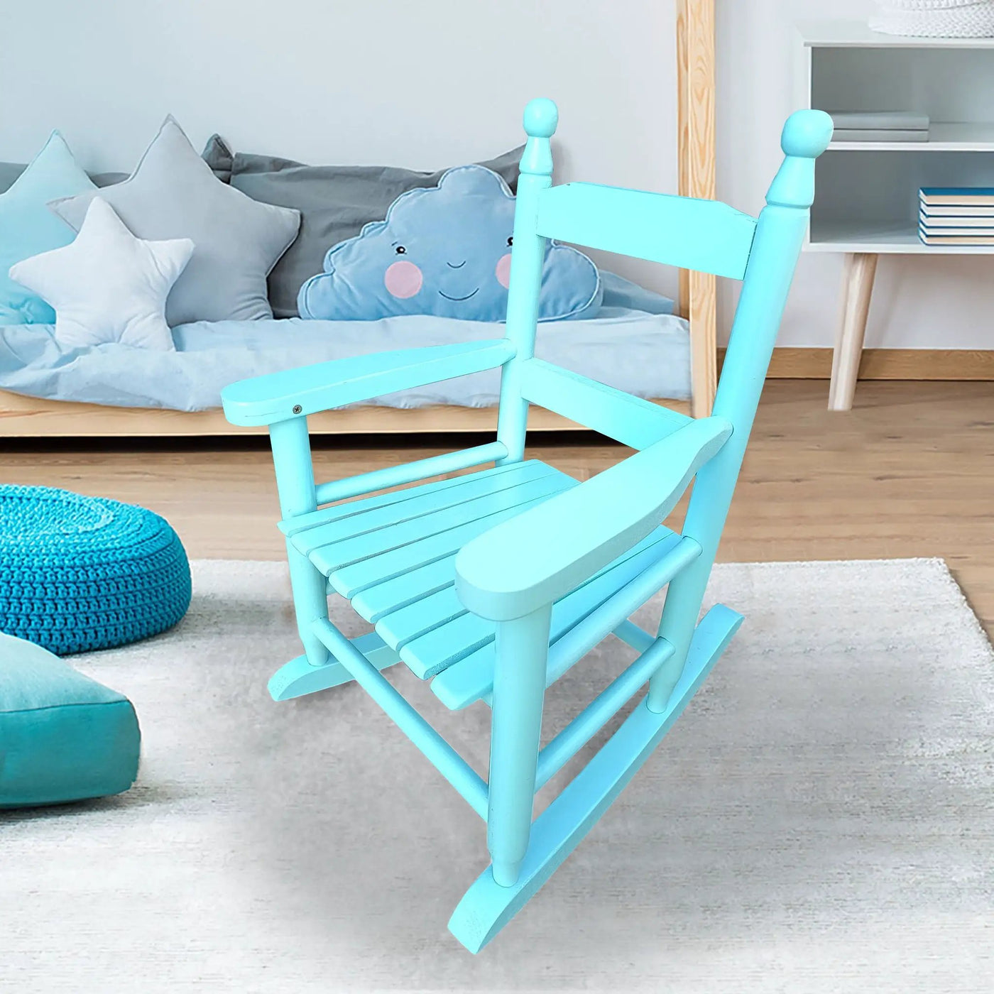 Children's Rocking Chair Indoor Or Outdoor, Suitable For Kids, Durable by HouseOfZazla