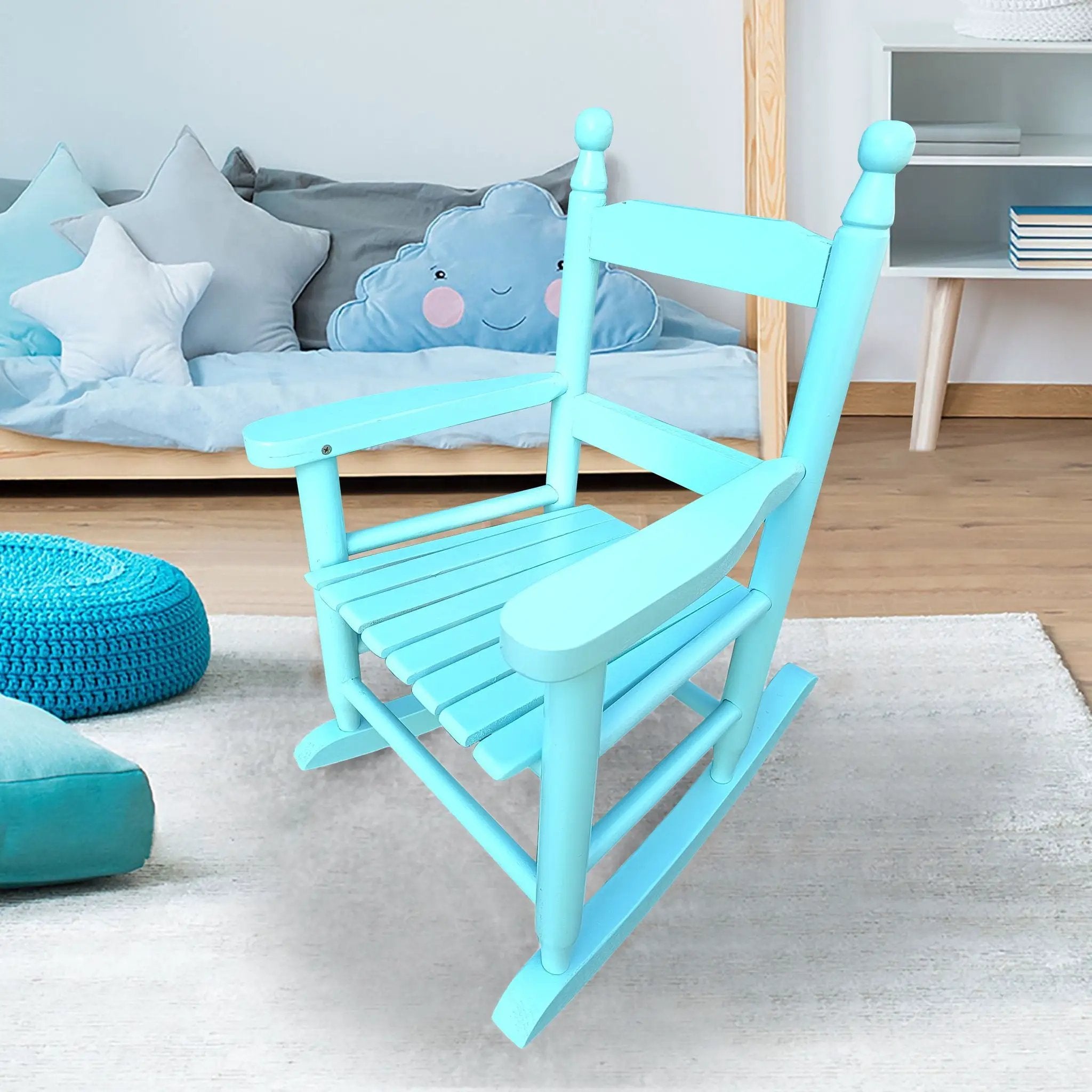 Children's Rocking Chair Indoor Or Outdoor, Suitable For Kids, Durable by HouseOfZazla
