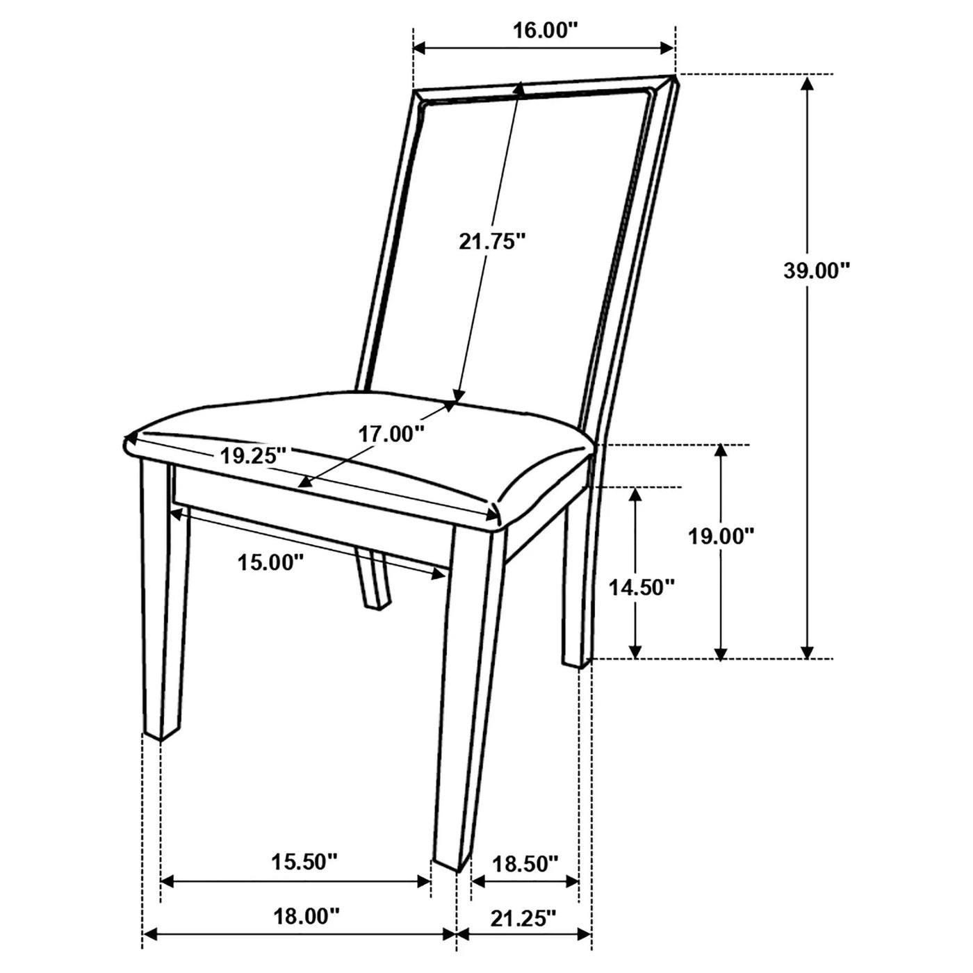 Carlos - Dining Side Chair (Set of 2) by HouseOfZazla