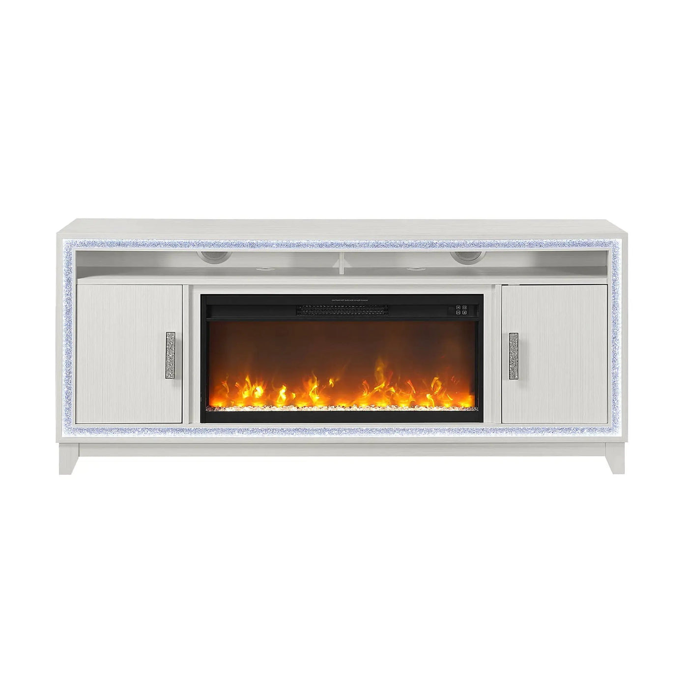 Almera - Fireplace With Adjustable Temperature And LED Options by HouseOfZazla