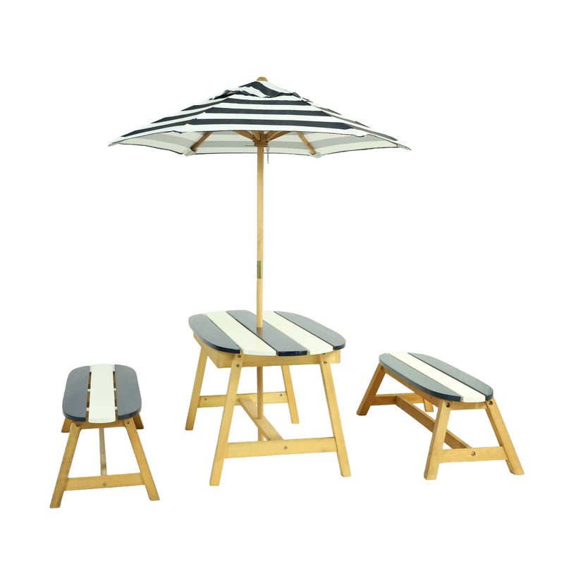 Naturally Playful Kids Picnic Table with Umbrella by HouseOfZazla