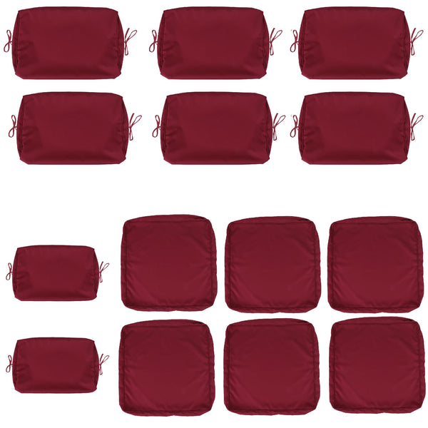 14-Pack Cushion Slipcovers Set for Wicker Rattan Sectional Sofa, photo 2 of 10