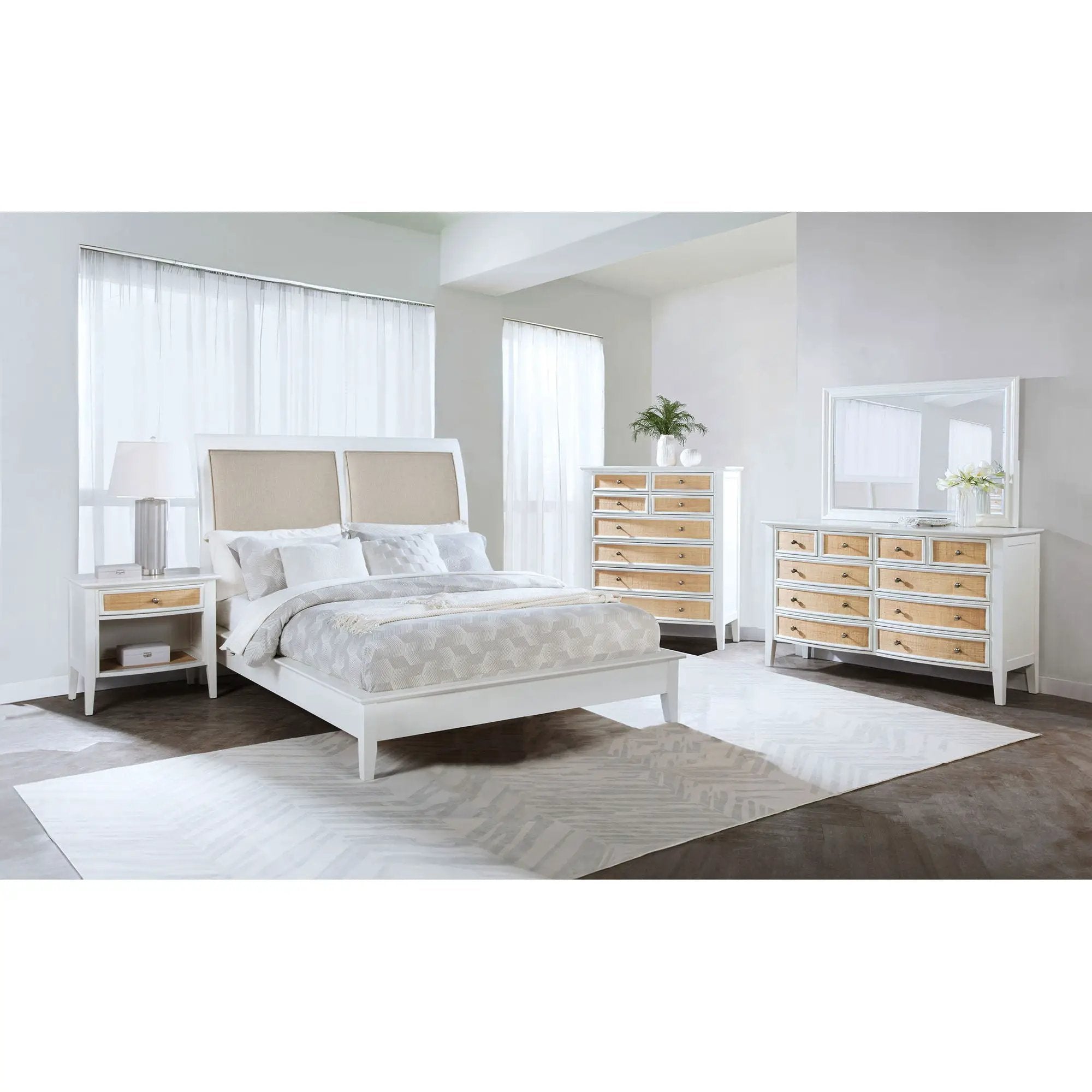 Talia - 8 Drawer Chest - White