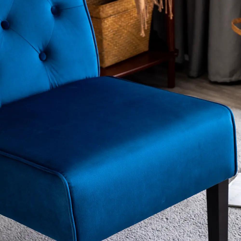 Reese - Living Room Armless Button Tufted Pattern Accent Chair (Set of 2) by Unique Piece Furniture