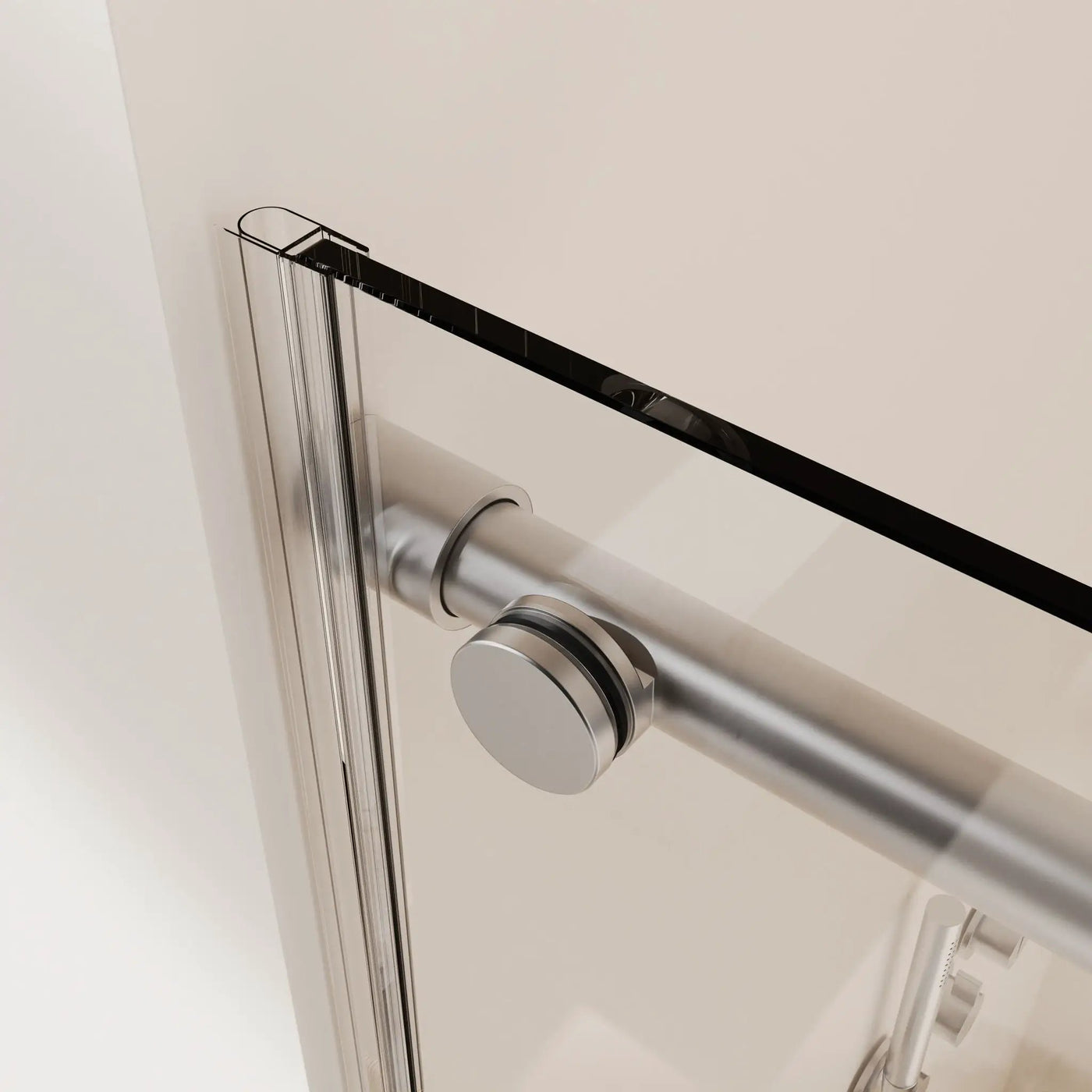 Frameless Single Sliding Soft Close Shower Doors, 5/16" Sgcc Tempered Glass by HouseOfZazla
