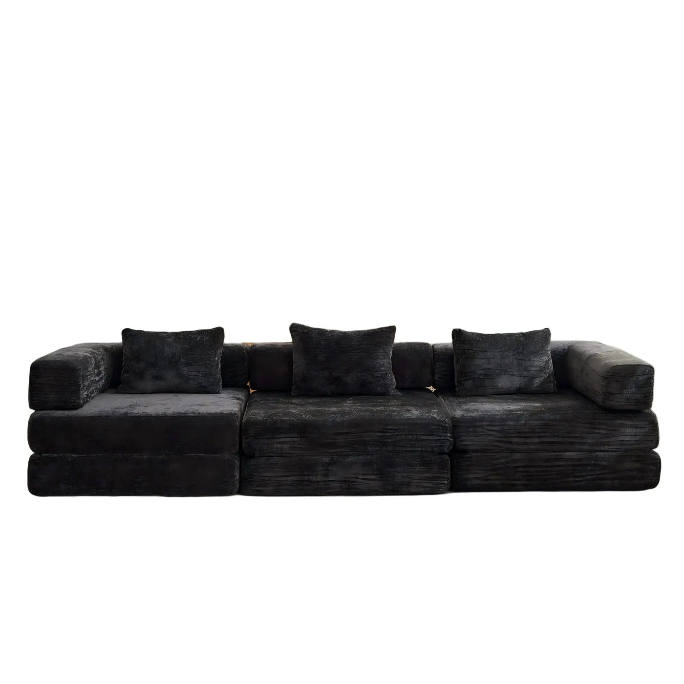 Convertible Floor Sofa Bed, Boneless Modular Sectional Sofa For Living Room by HouseOfZazla