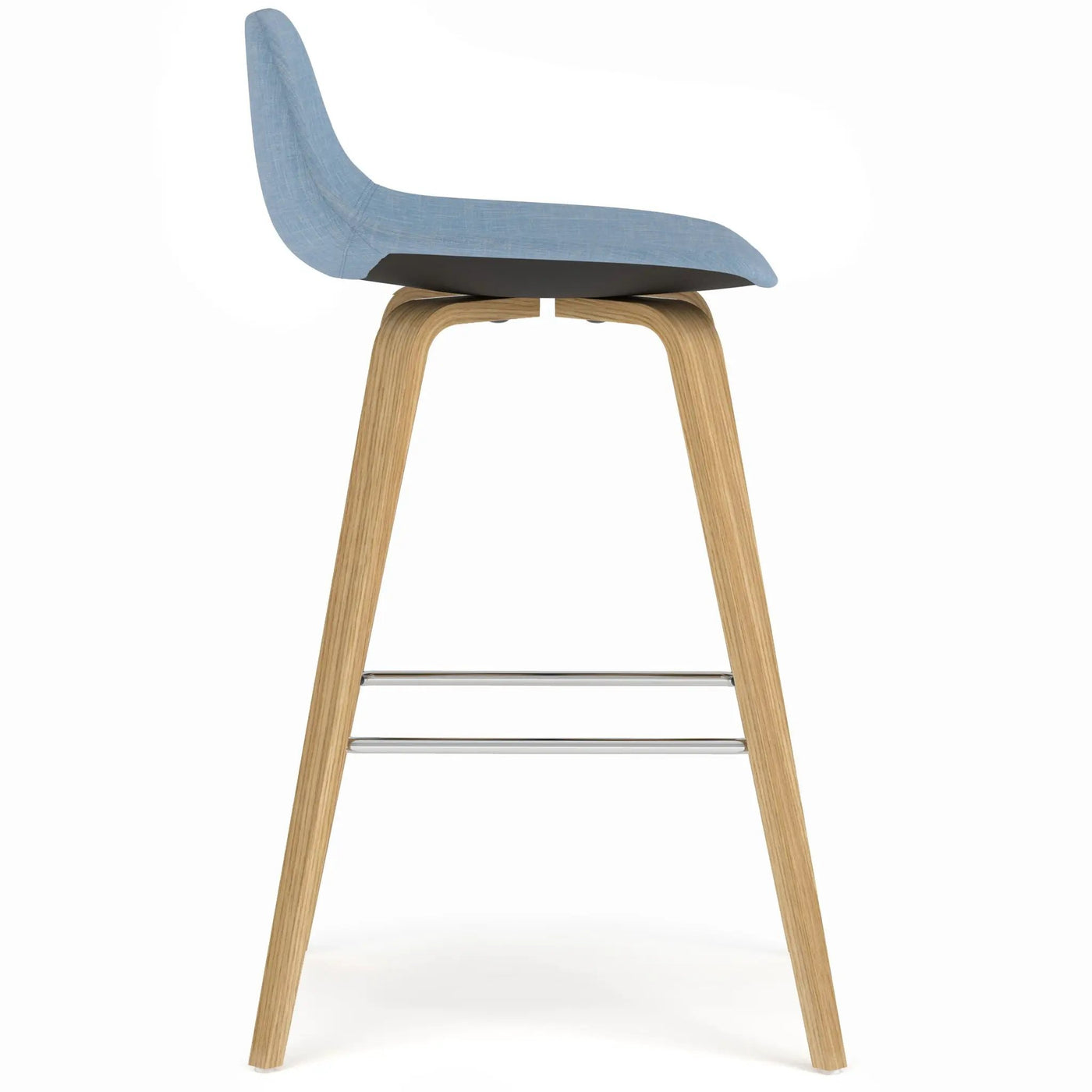 Randolph Bentwood - Upholstered Counter / Bar Height Stool (Set of 2) by HouseOfZazla
