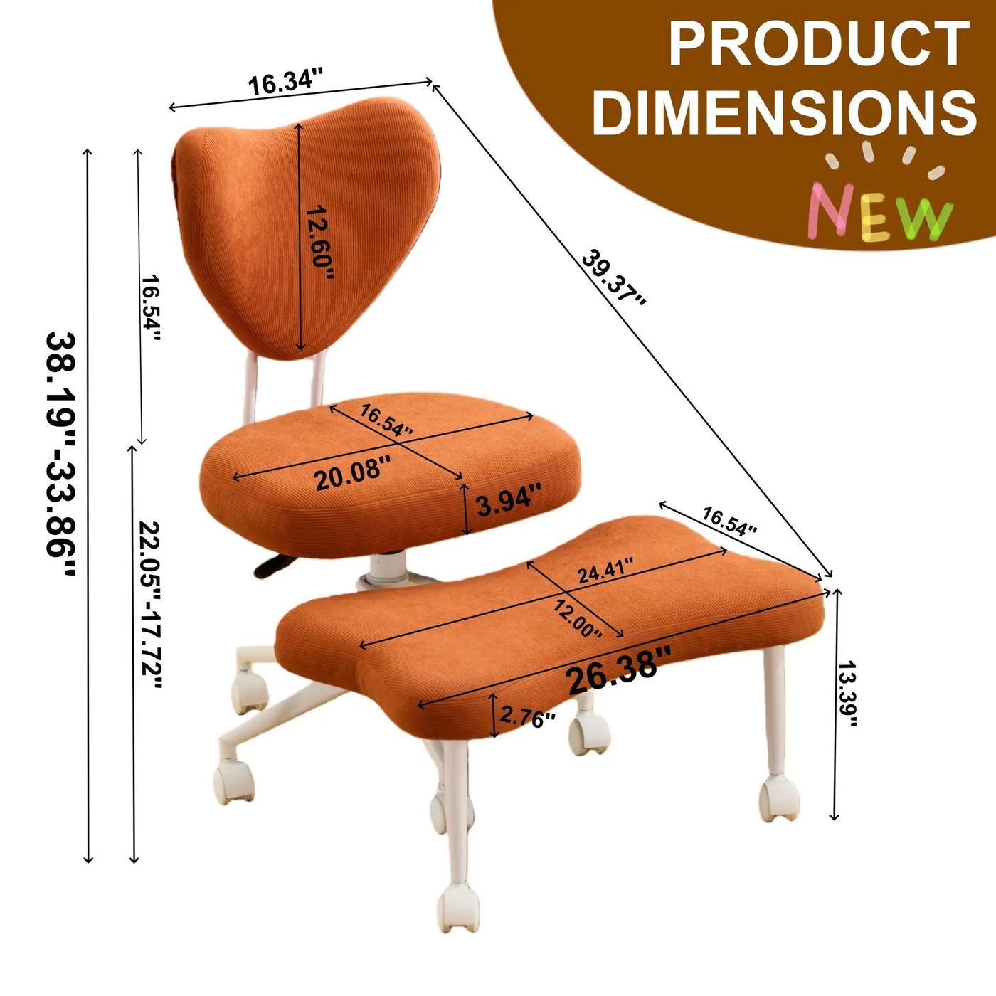 Multifunctional Ergonomic Meditation & Yoga Chair by HouseOfZazla
