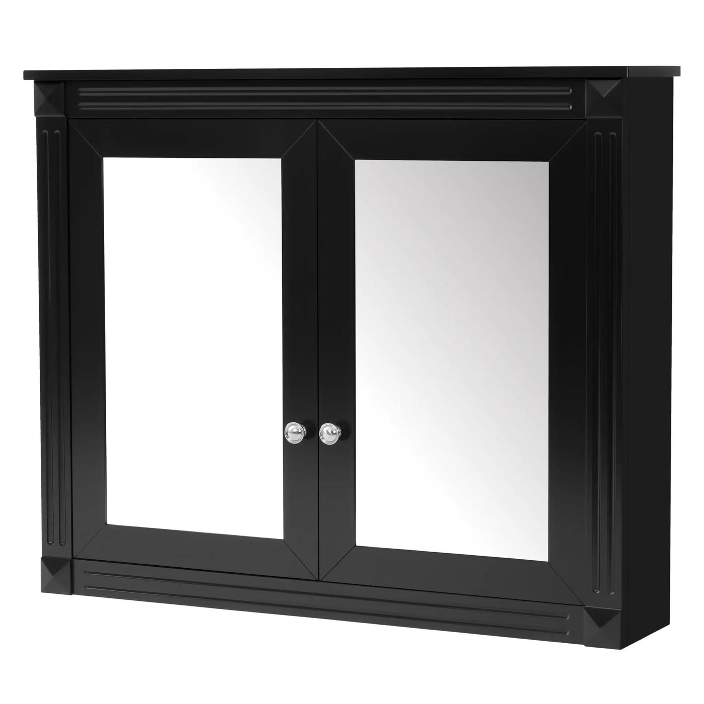Wall-Mounted Medicine Cabinet With 2 Mirrors and Adjustable Shelves by HouseOfZazla