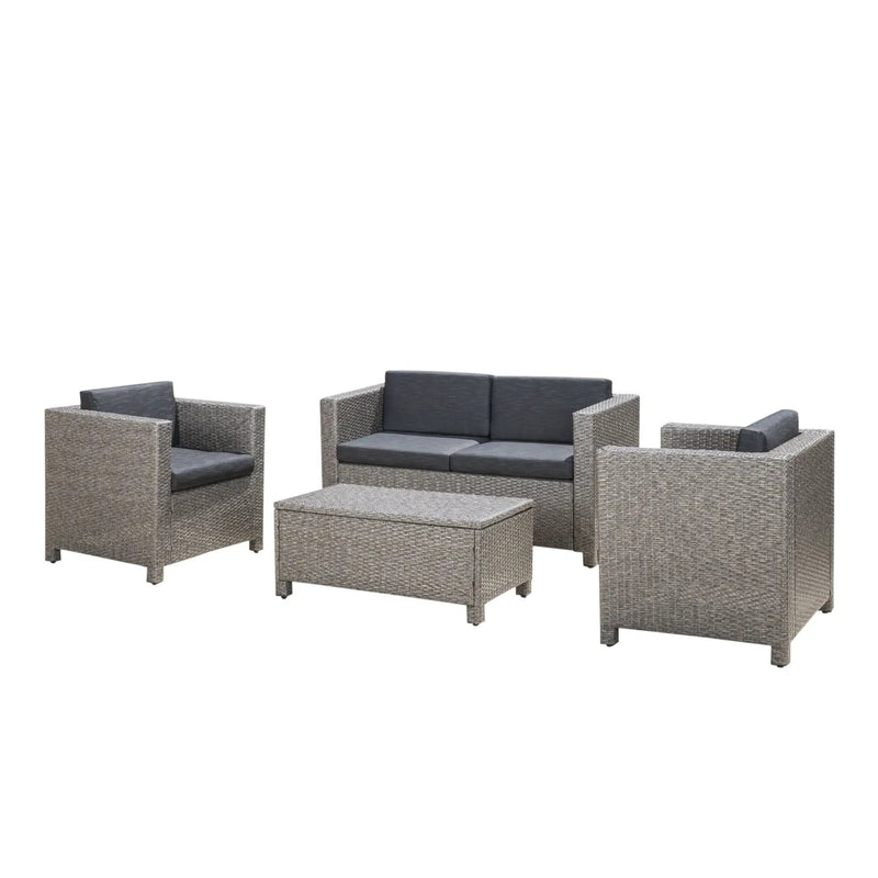 Puerta 4-Piece Outdoor Furniture Set by HouseOfZazla