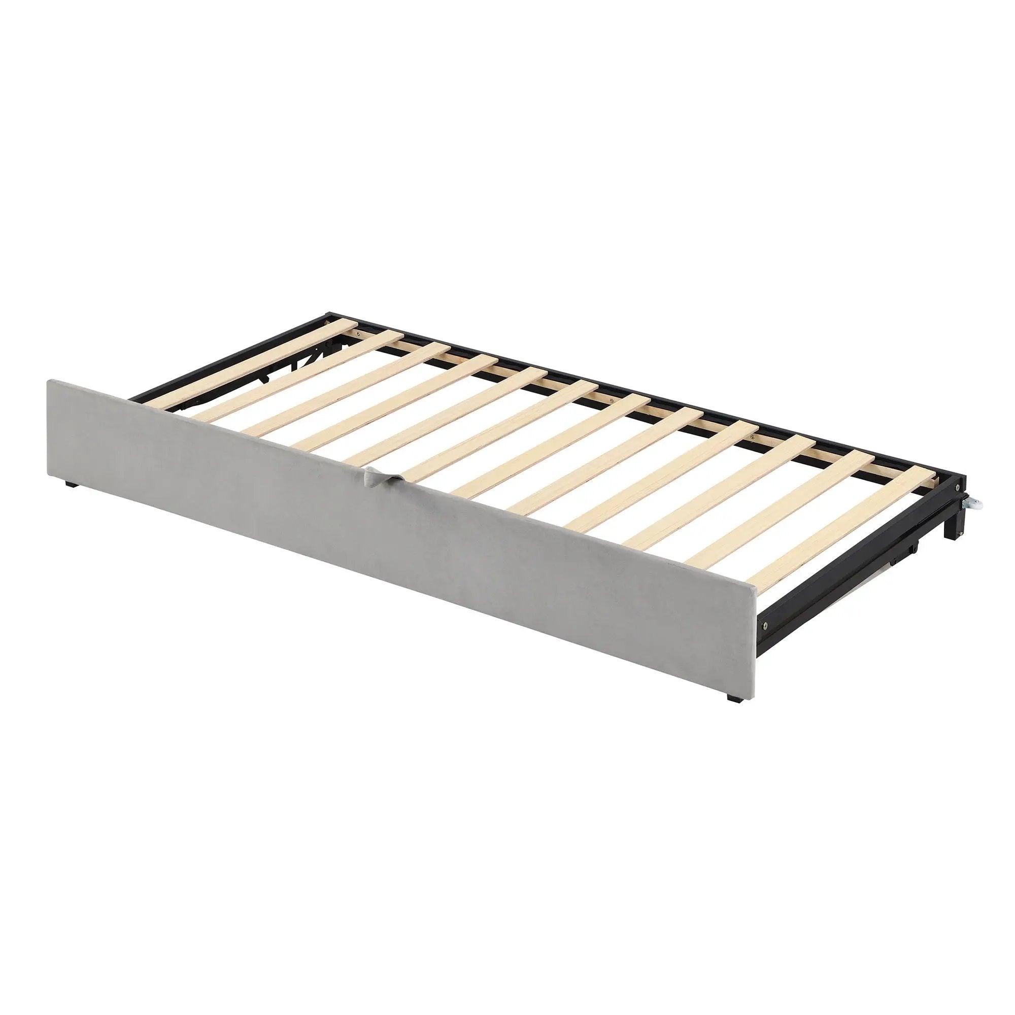 Twin Size Upholstered Daybed With Pop Up Trundle by Unique Piece Furniture