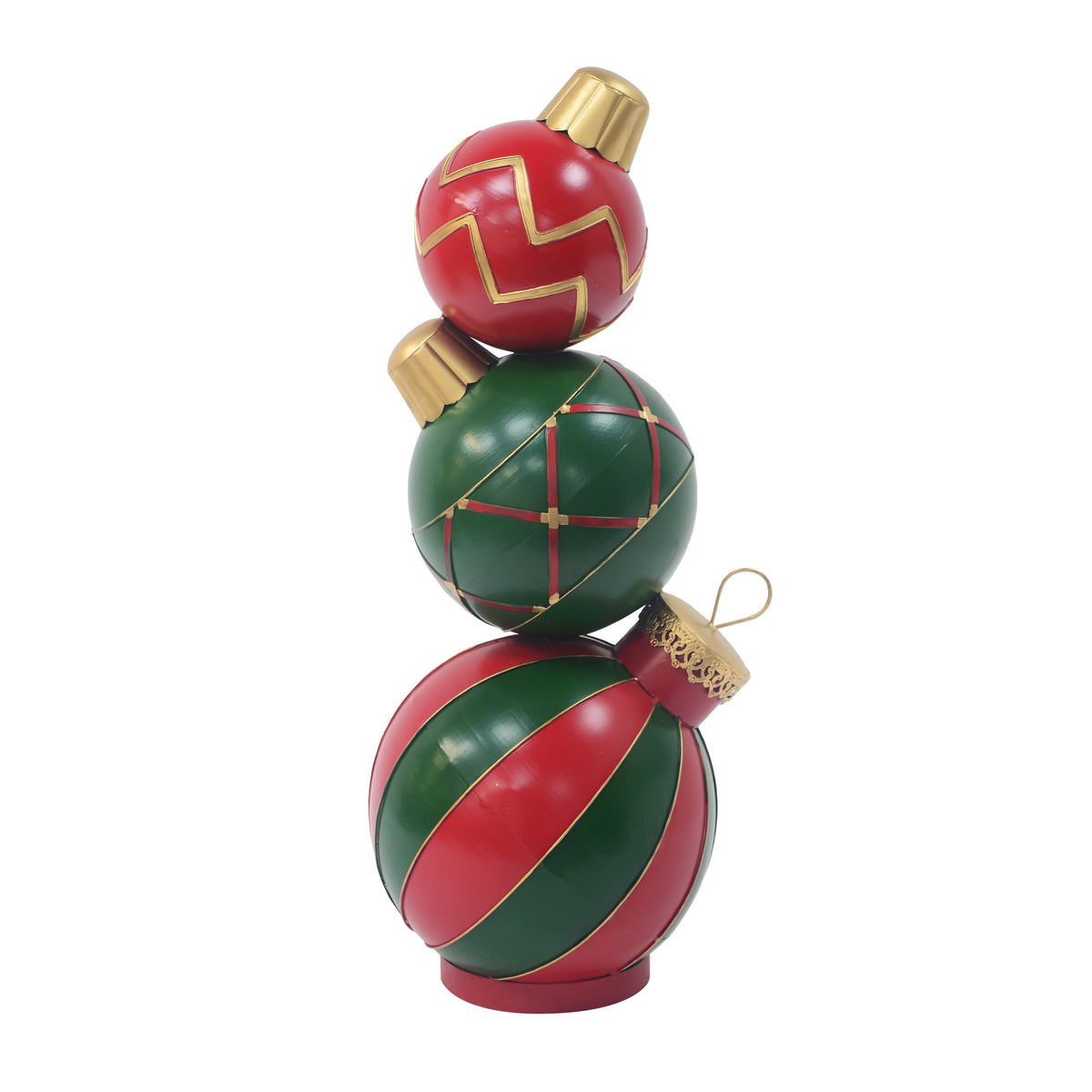 Classic Stacked Christmas Ball Decoration, photo 3 of 6