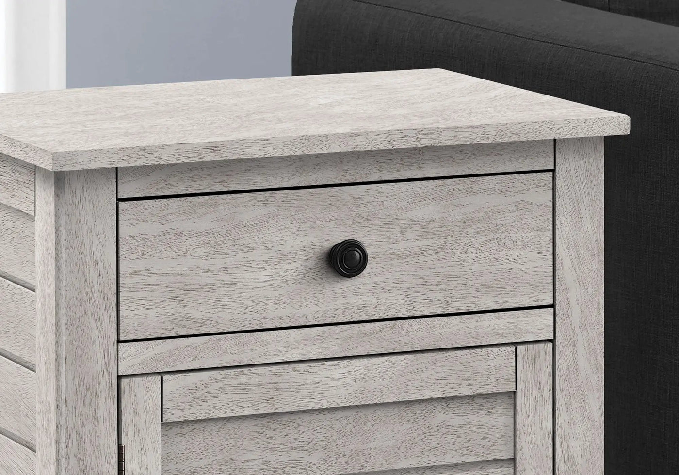 Accent Nightstand, Storage Drawer, Transitional by HouseOfZazla