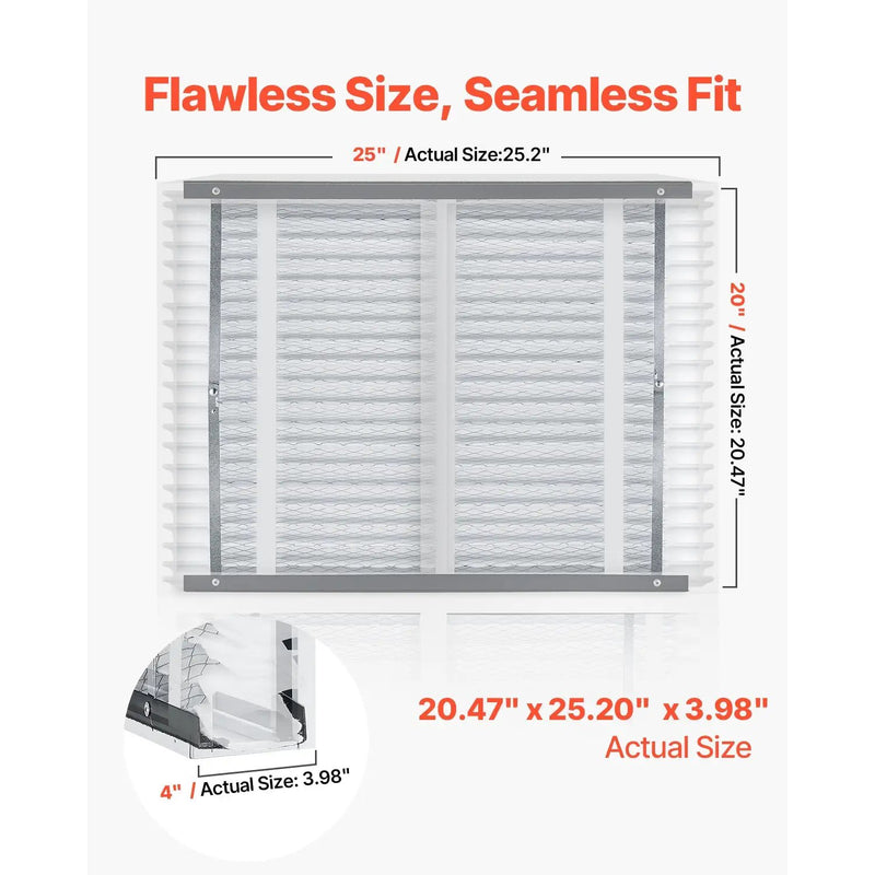 Air Filters MERV 11 Electrostatic Pleated HVAC Furnace Filter 4-Pack by HouseOfZazla