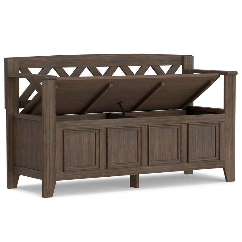 Amherst - Handcrafted Entryway Storage Bench by HouseOfZazla