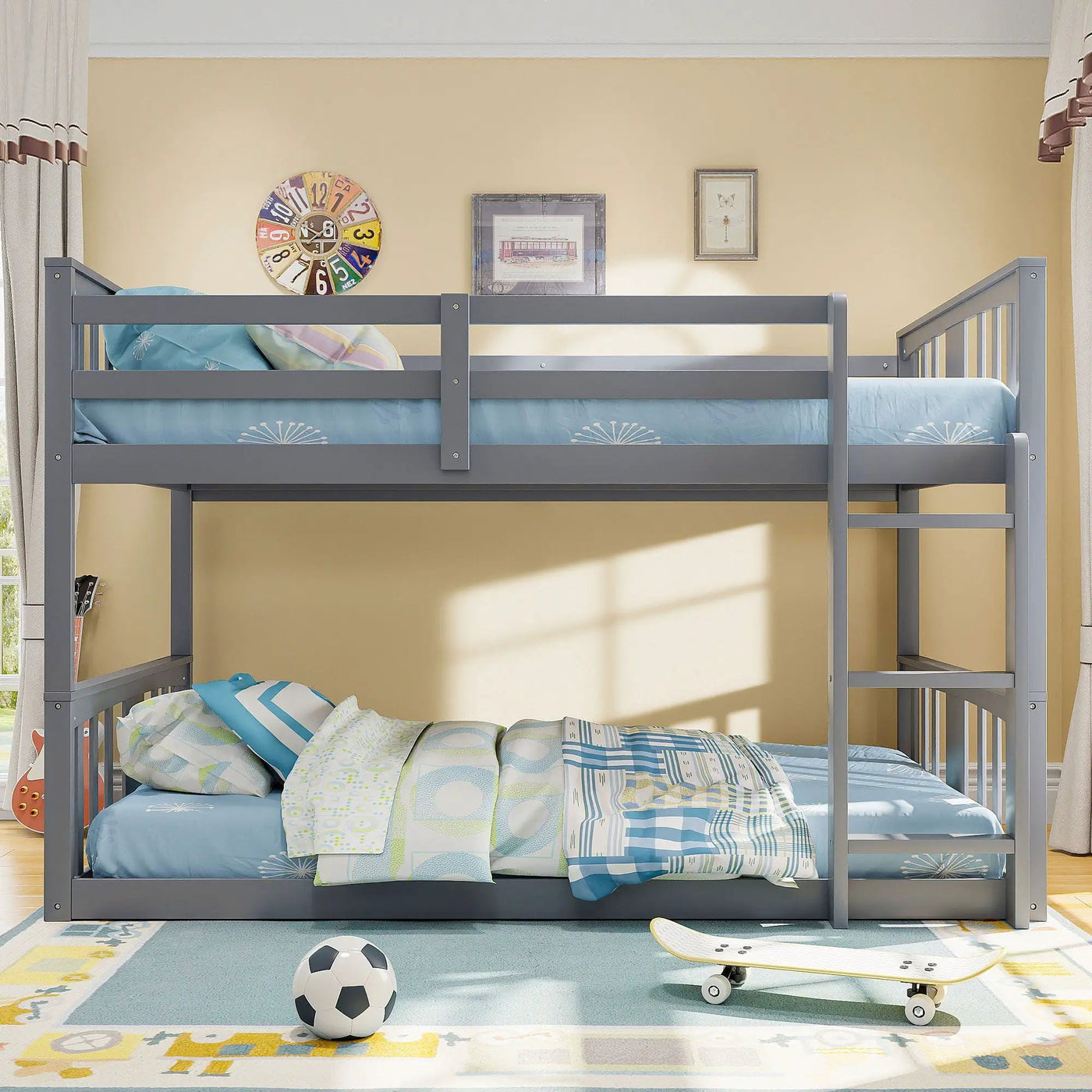 Solid Construction Bunk Bed & Ladder by HouseOfZazla