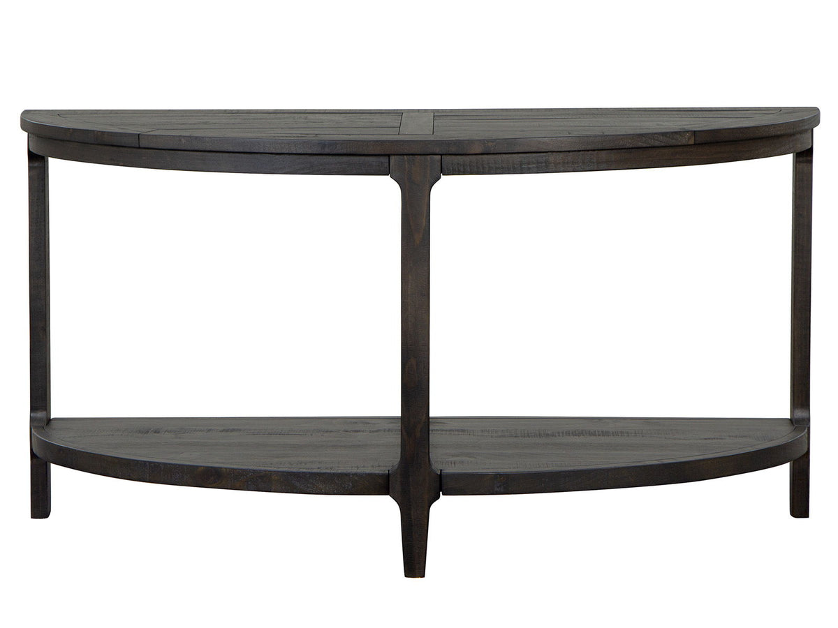 Boswell - Demilune Sofa Table - Peppercorn, photo 4 of 7
