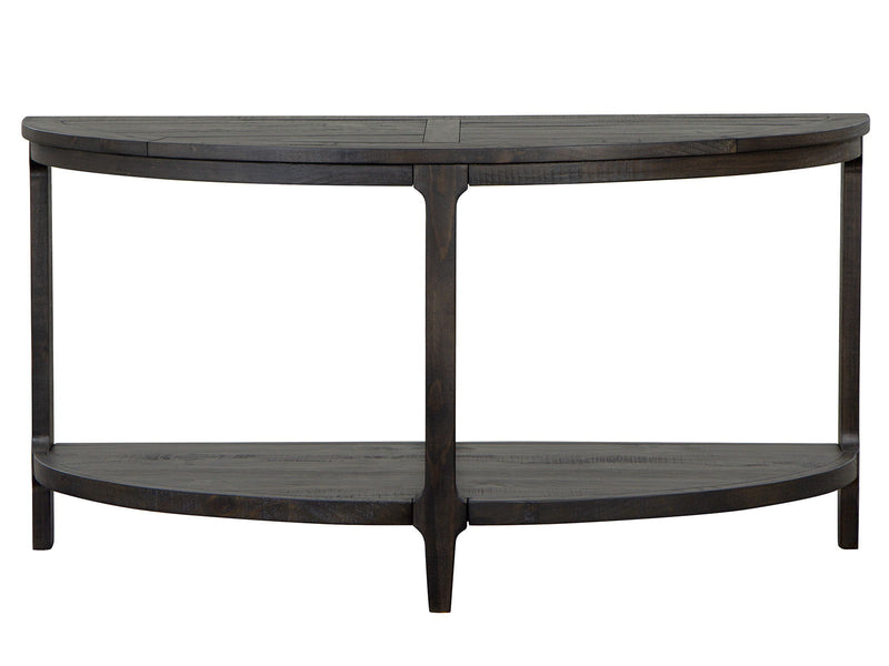 Boswell - Demilune Sofa Table - Peppercorn, photo 4 of 7