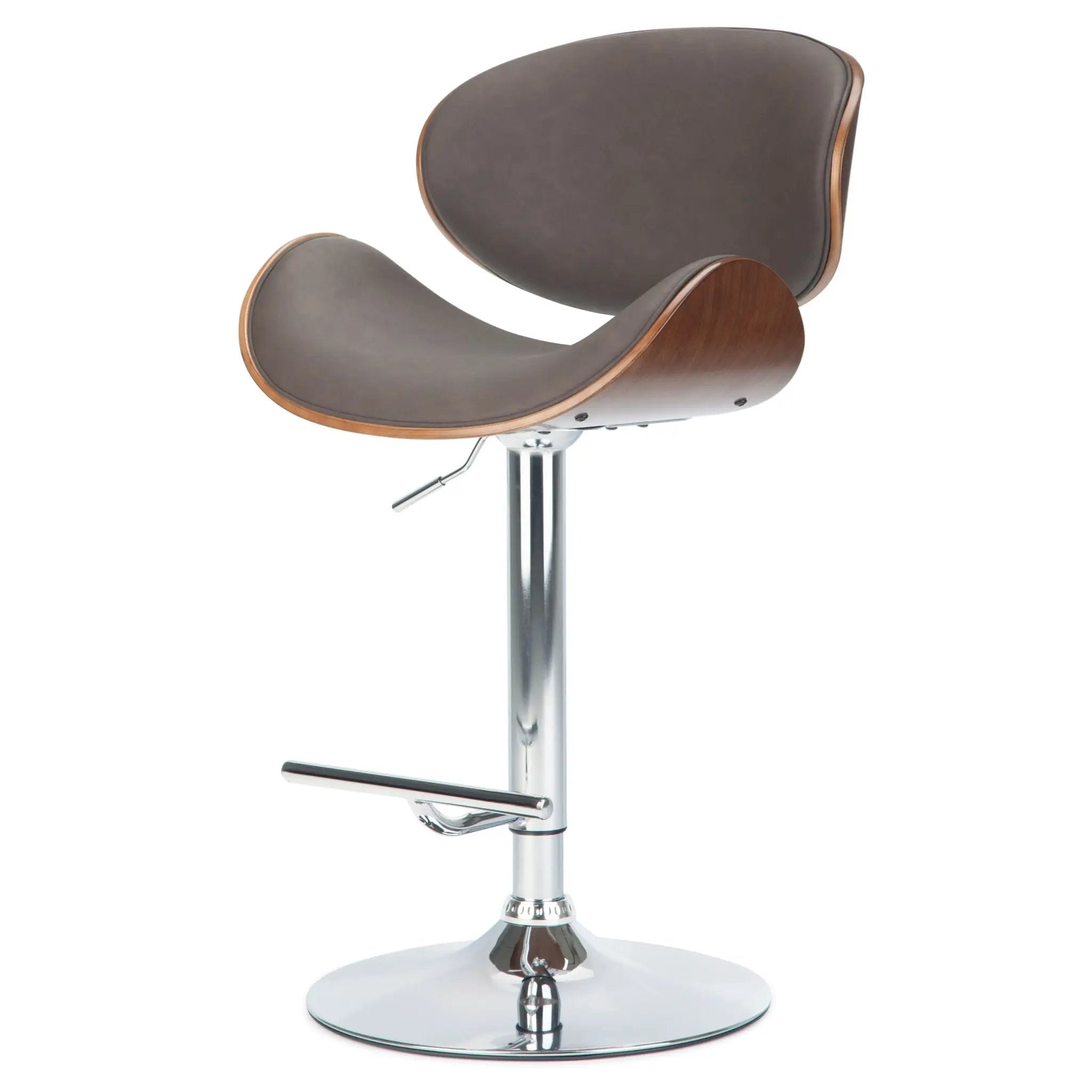 Marana - Multifunctional Handcrafted Bentwood Adjustable Swivel Bar Stool by Unique Piece Furniture